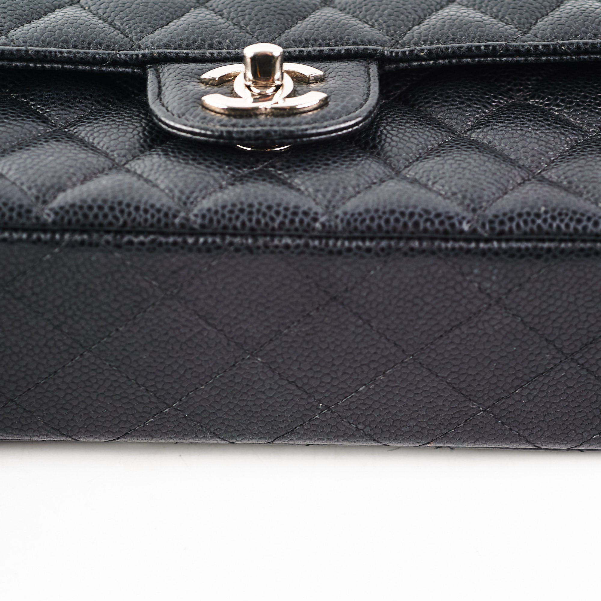 Chanel Medium Classic Flap Bag in Black Caviar Leather - Perfect for Everyday Luxury & Special Occasions