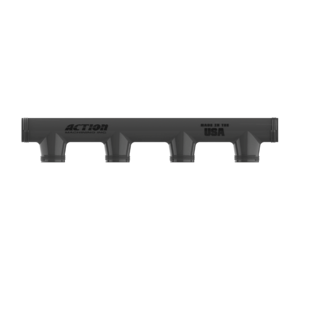 Action Machining 1 Inch Manifold - High-Quality CNC Machined Aluminum Manifold for Air & Hydraulic Systems | Perfect for Pneumatic Tools, Automotive & Industrial Applications