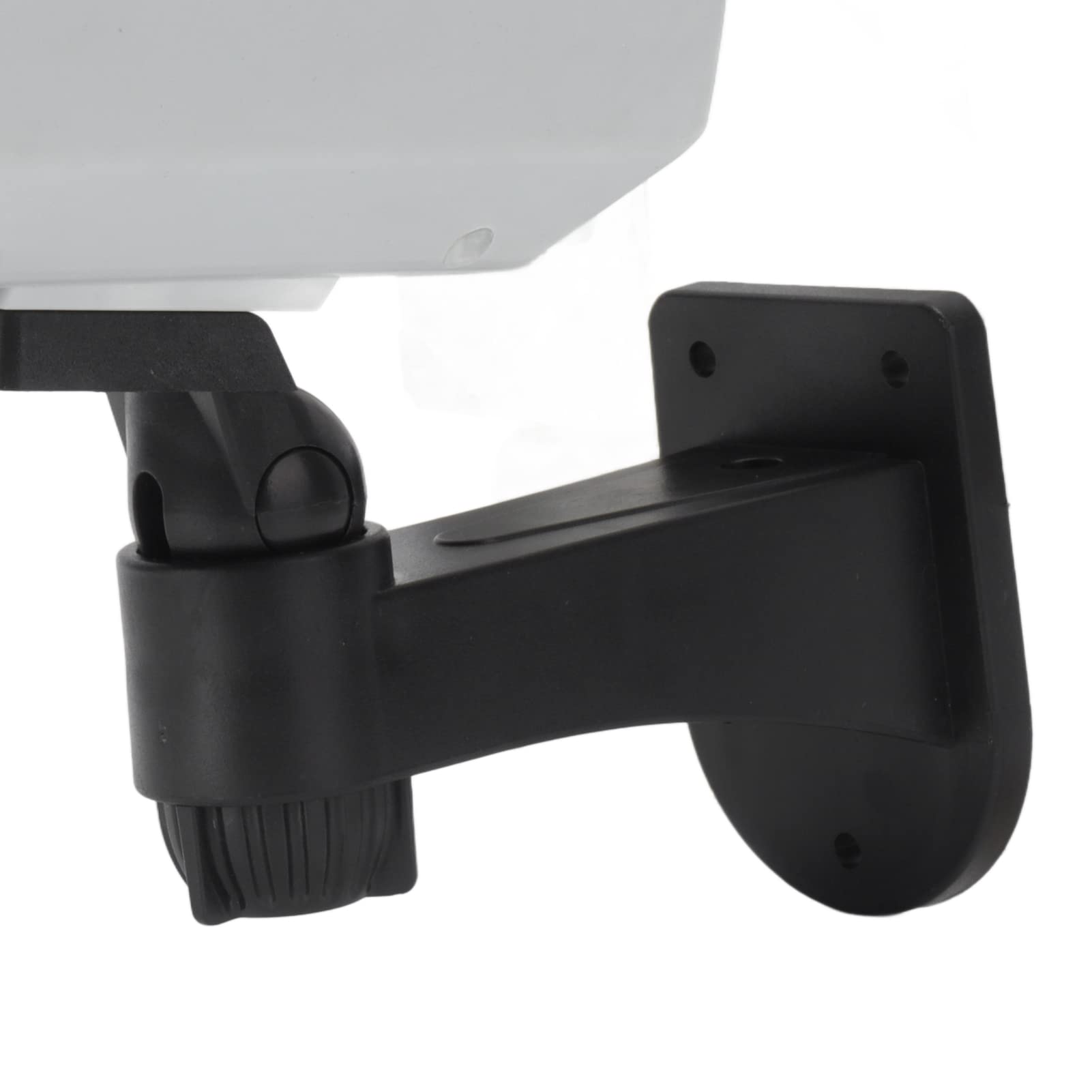 Fake Solar Security Camera Light - Dummy Surveillance Camera with LED Blinking Light - Solar Powered Outdoor Fake CCTV for Home & Business Security - Ideal for Deterring Burglars & Intruders