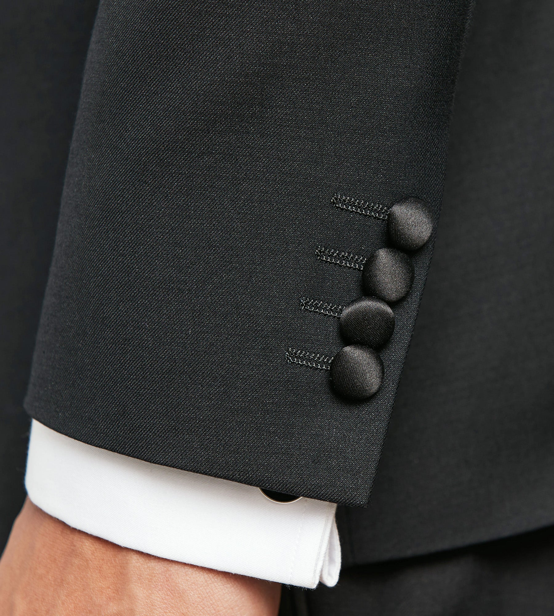 Modern Fit Black Solid Tuxedo for Men - Elegant Formal Suit for Weddings, Prom & Special Occasions