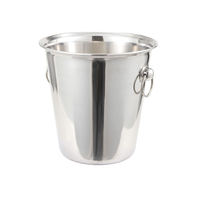 Winco 4 Quart Stainless Steel Wine Chiller Bucket - Perfect for Parties, Weddings & Restaurants | WB 4