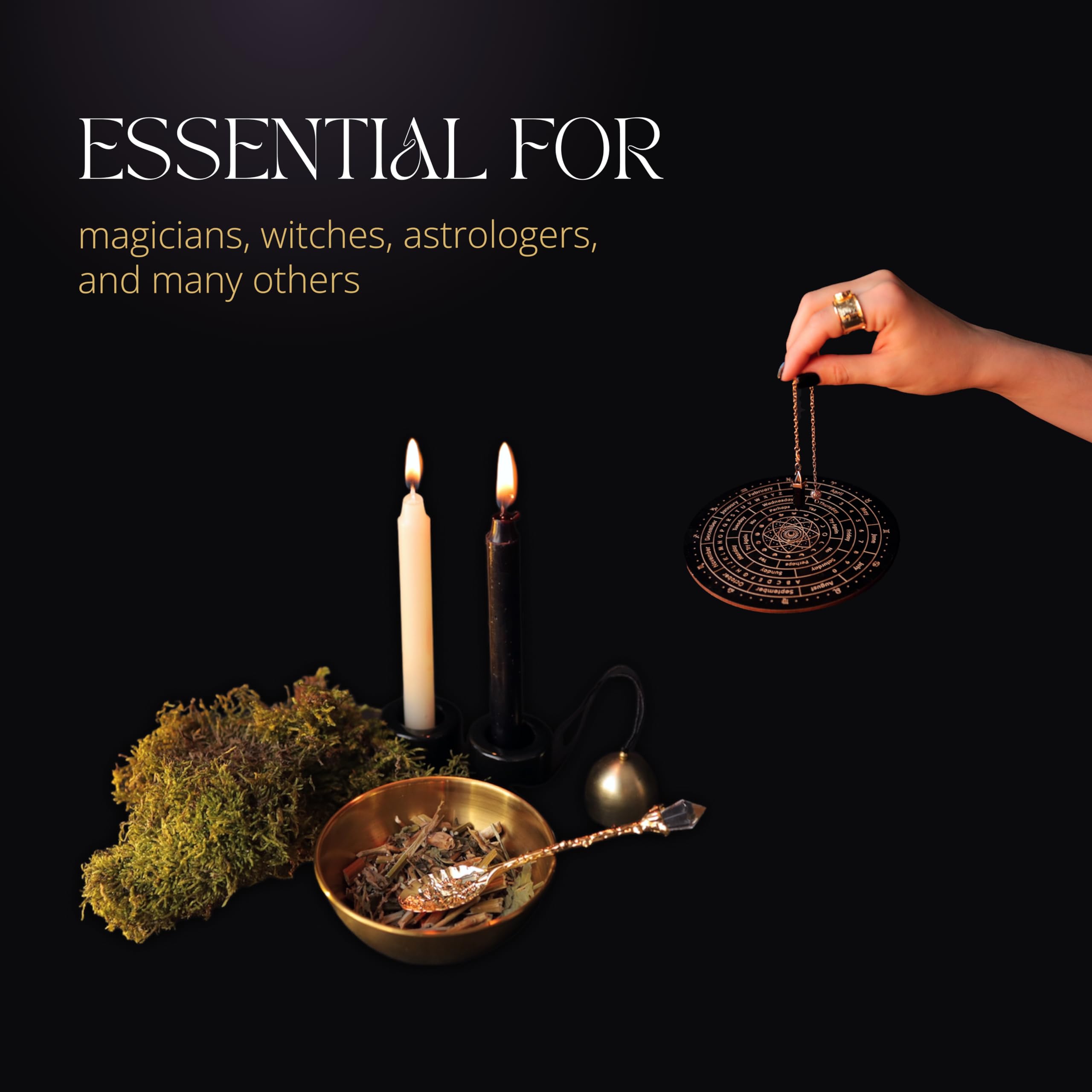 Large Witchcraft Kit 70 Pieces - Premium Wiccan Starter Kit for Beginners with Crystals, Herbs & Spell Candles - Complete Altar Supplies for Rituals, Spells & Meditation
