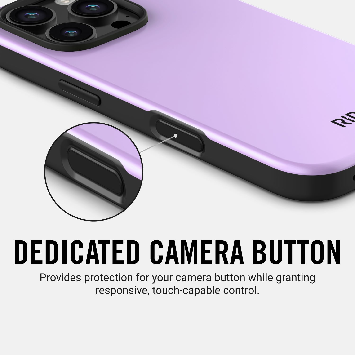 Durable Lavender Phone Case for iPhone 16 Plus - Slim Protective Cover with Shock Absorption - Perfect for Everyday Use, Work & Travel