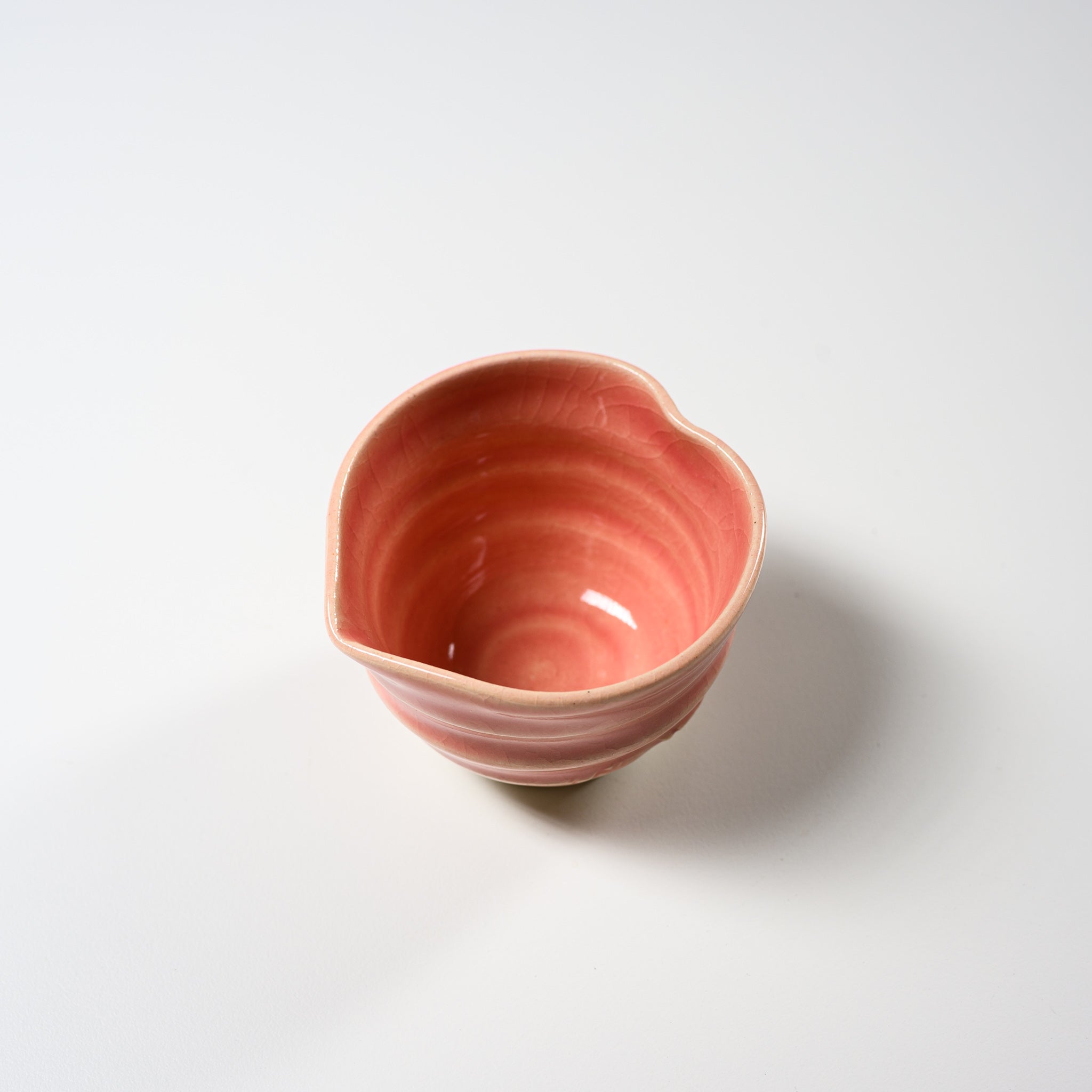 NINSHU Heart Series Spout Bowl - 3 Color Options (Cherry, Pink, White) - Perfect for Baby Feeding, Toddler Mealtime & Elderly Care