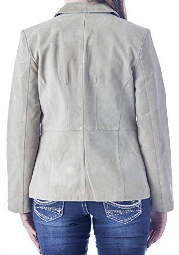 REED Women's Genuine Suede Leather Jacket - Stylish Fashion Outerwear for Fall & Winter | Perfect for Casual Wear, Office & Date Nights