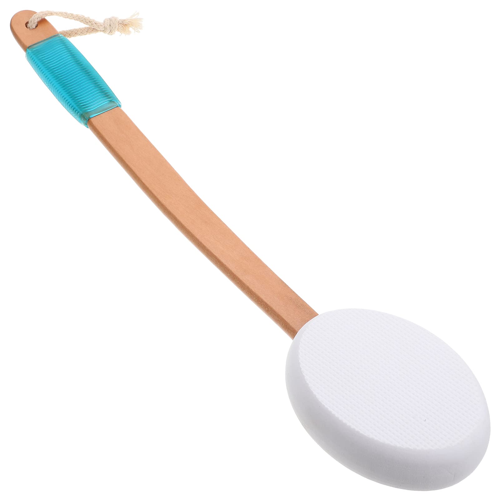 Beavorty Long Handle Bath Sponge Back Scrubber Brush - Exfoliating Body Wash Brush for Shower & Spa, Soft Skin Care Scrubber for Men & Women, Perfect for Deep Cleansing and Dead Skin Removal in Bathroom or Home Spa