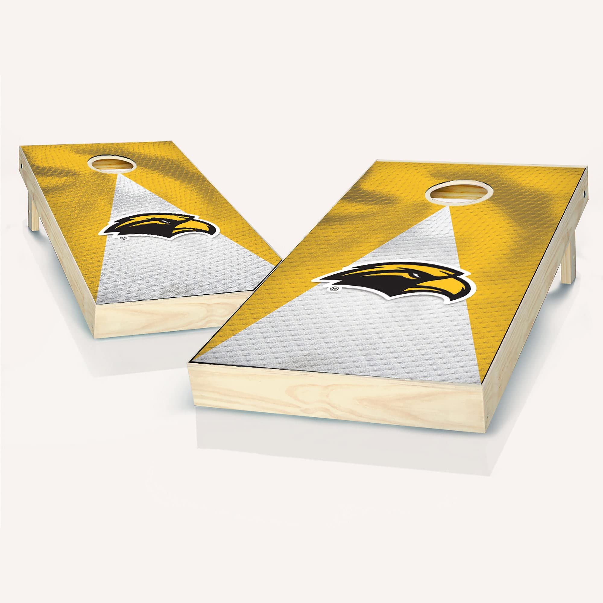 Southern Miss Jersey Cornhole Game Set - 2 Wooden Boards & 8 Bean Bags for Outdoor Tailgating, Backyard Parties, and College Game Day Fun