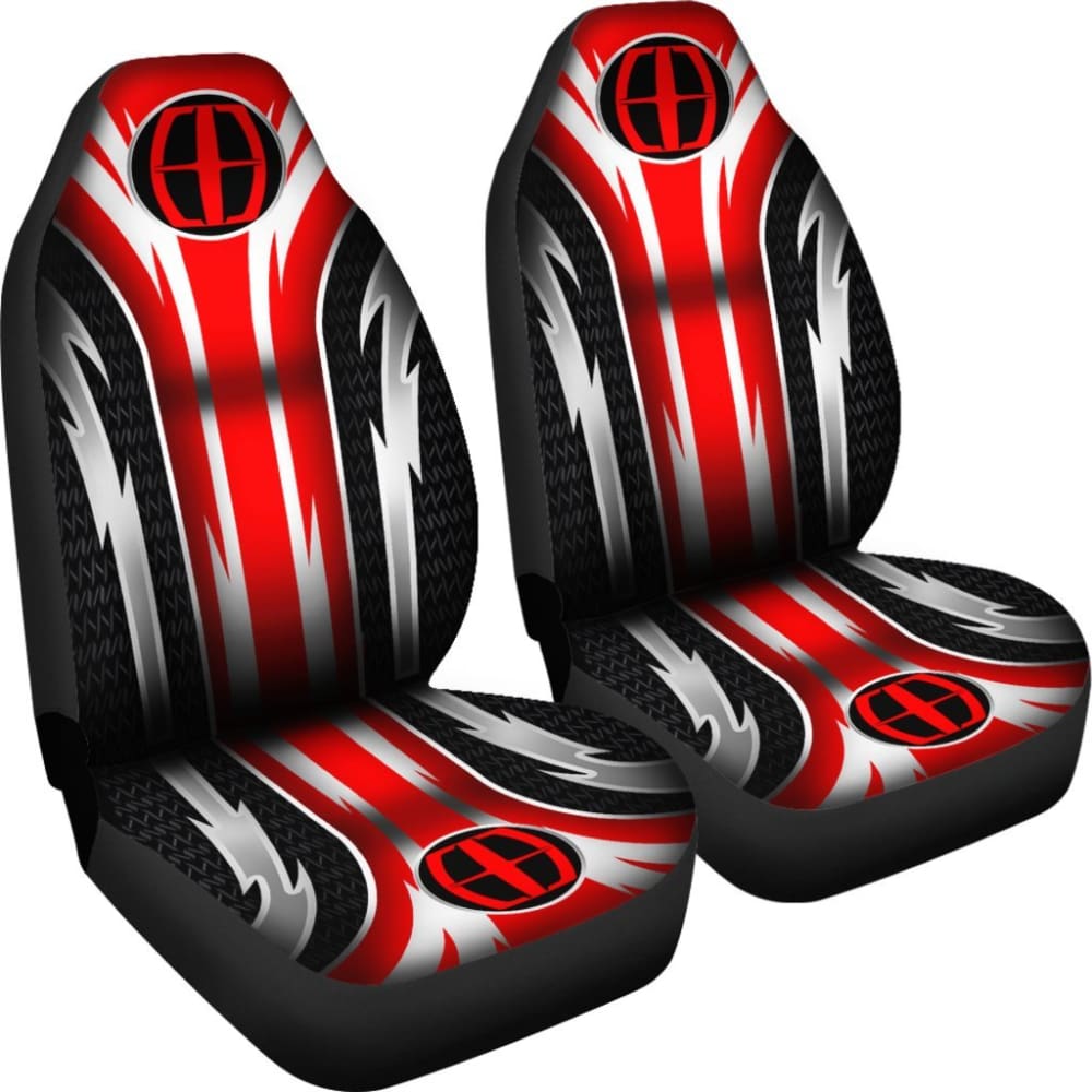 Premium 2-Piece Front Lincoln Seat Covers - Red (Part #144627) | Universal Fit for Lincoln Models | Car Interior Protection & Style Upgrade