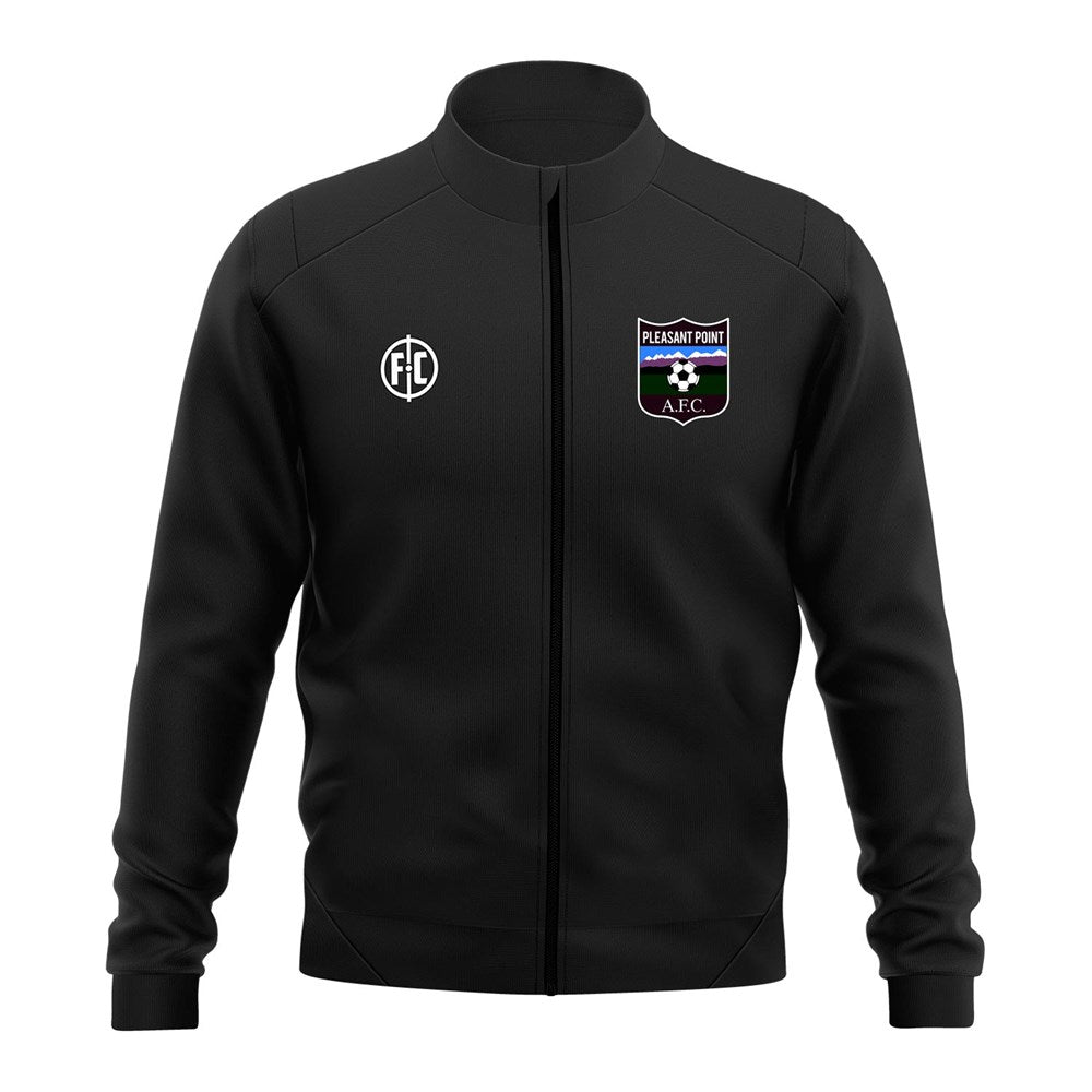 Pleasant Point AFC Club Men's Full Zip Jacket - Lightweight Windbreaker for Soccer Fans & Outdoor Activities