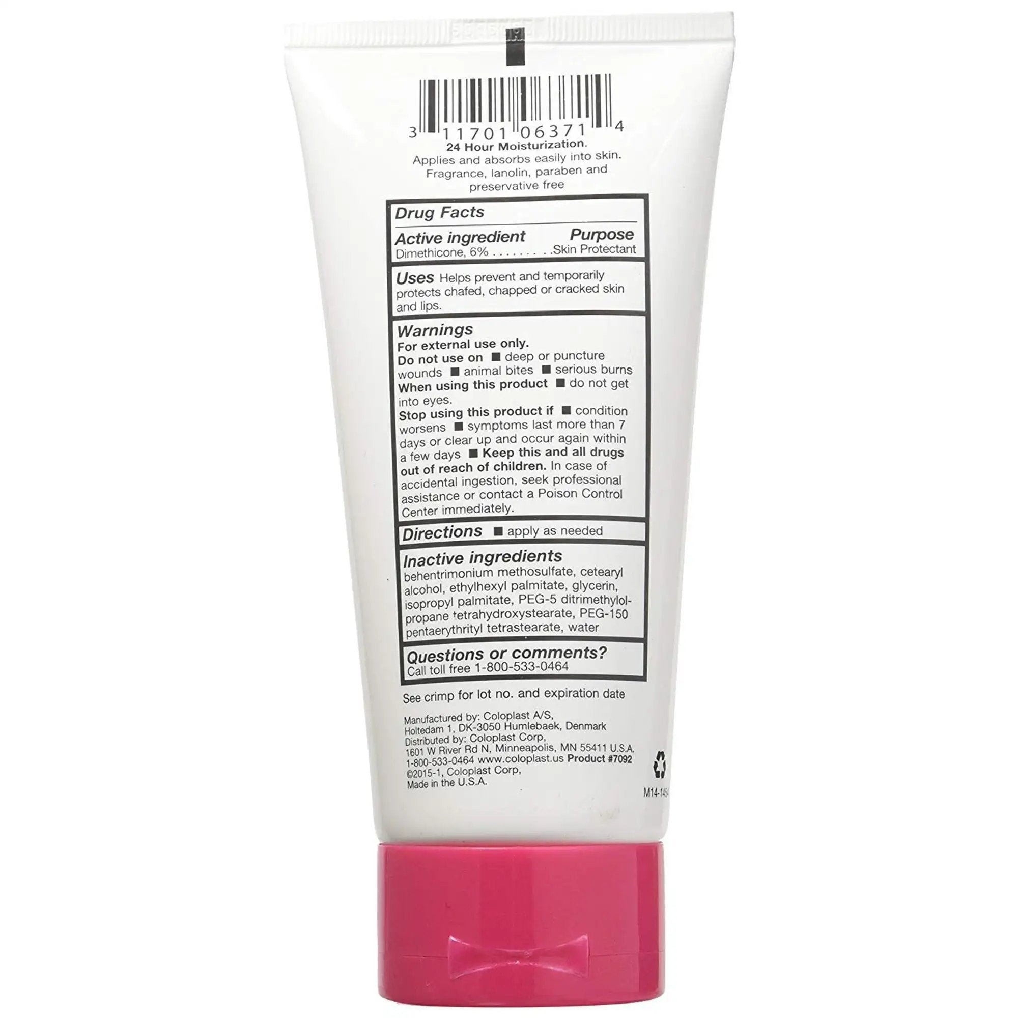 Coloplast Sween 24 Superior Moisturizing Skin Protectant Cream - 5 oz Tube for Dry, Irritated Skin - Ideal for Daily Care, Post-Surgical Healing & Dermatitis Relief