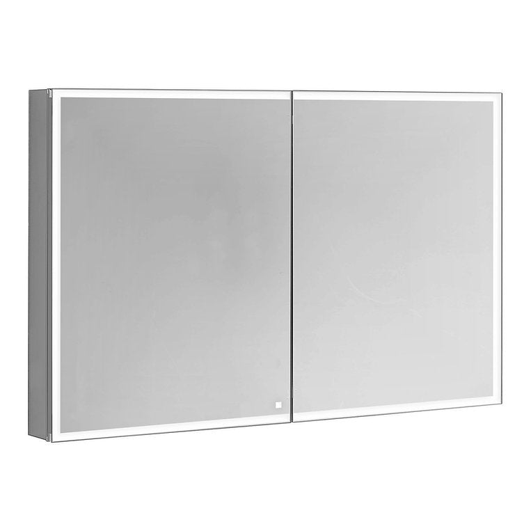 Aquadom Edge Royale 48x32 Inch LED Lighted Bathroom Medicine Cabinet with Mirror - Perfect for Modern Bathrooms, Vanities & Home Decor