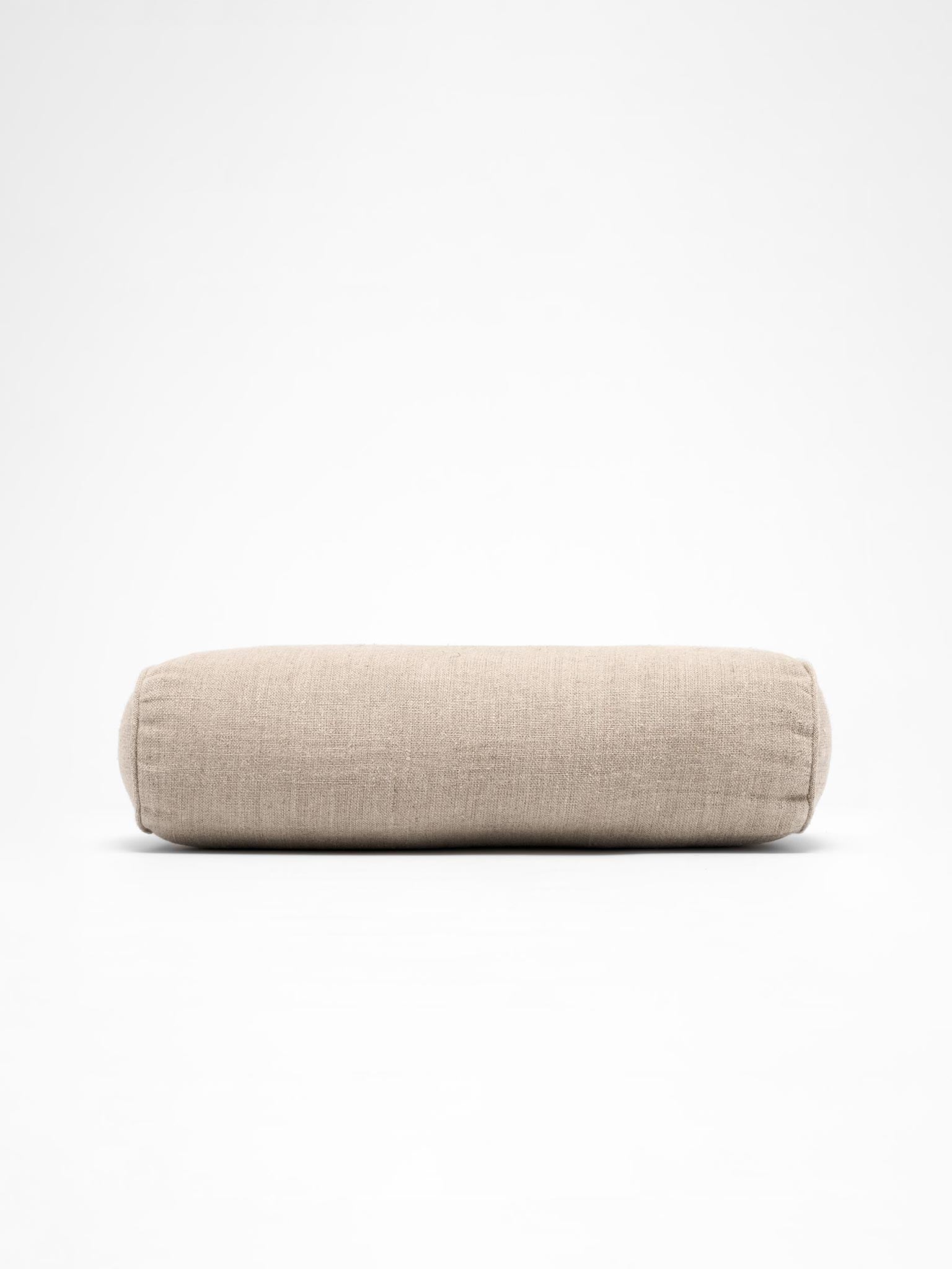 Yogamatters Natural Hemp Small Rectangular Buckwheat Bolster - Yoga Meditation Pillow for Support & Comfort in Home Studio Practice