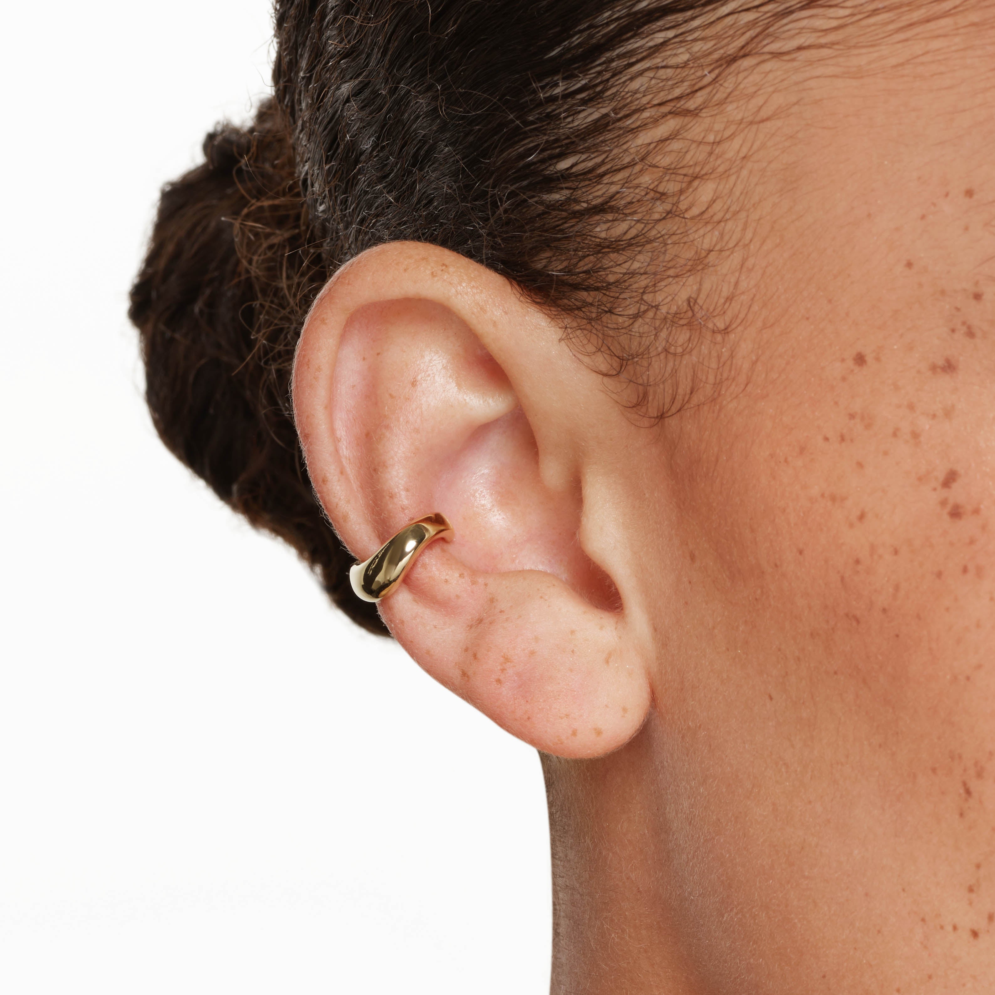 Gold Wave Ear Cuff - Trendy Non-Pierced Ear Cuff Jewelry for Women - Perfect for Parties, Weddings & Everyday Fashion Accessories