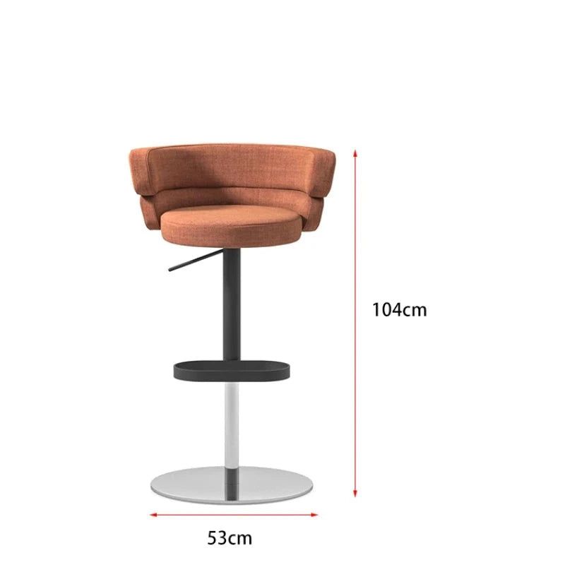 Swivel Bar Stools for Kitchen Island - Adjustable Height Counter Stools with 360° Rotation - Perfect for Home Bar, Breakfast Nook & Dining Room Decor