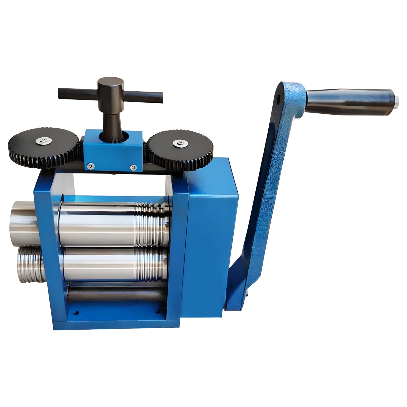 LOYALHEARTDY Manual Jewelry Rolling Mill Machine - Metal Sheet, Wire & Flat Pressing Tool for Jewelry Making, DIY Craft & Metalworking | Perfect for Goldsmiths, Hobbyists & Professional Jewelers