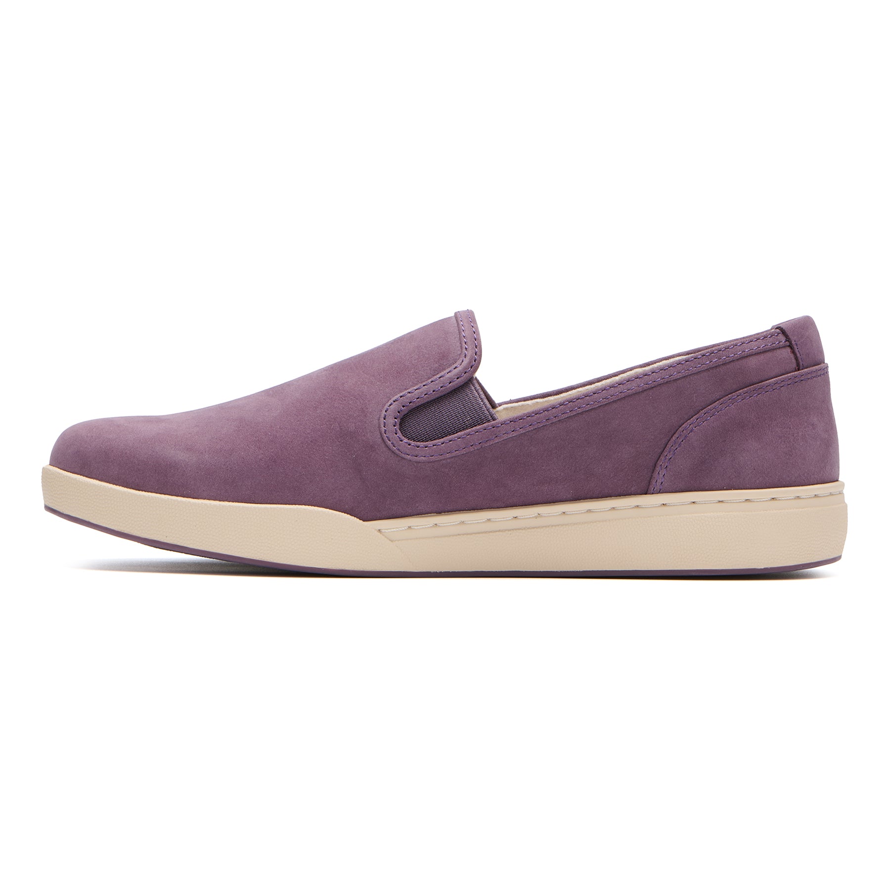 Abeo Encore Slip-On Lavender Leather Shoes - Comfortable & Stylish for Women - Perfect for Work, Travel & Casual Wear