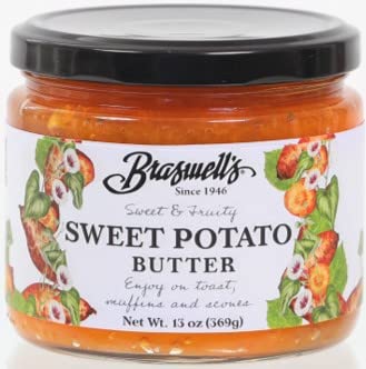 Braswell's Select Sweet Potato Butter - Premium Homemade Spread, Gluten-Free & Vegan - Perfect for Toast, Pancakes, and Baking Recipes