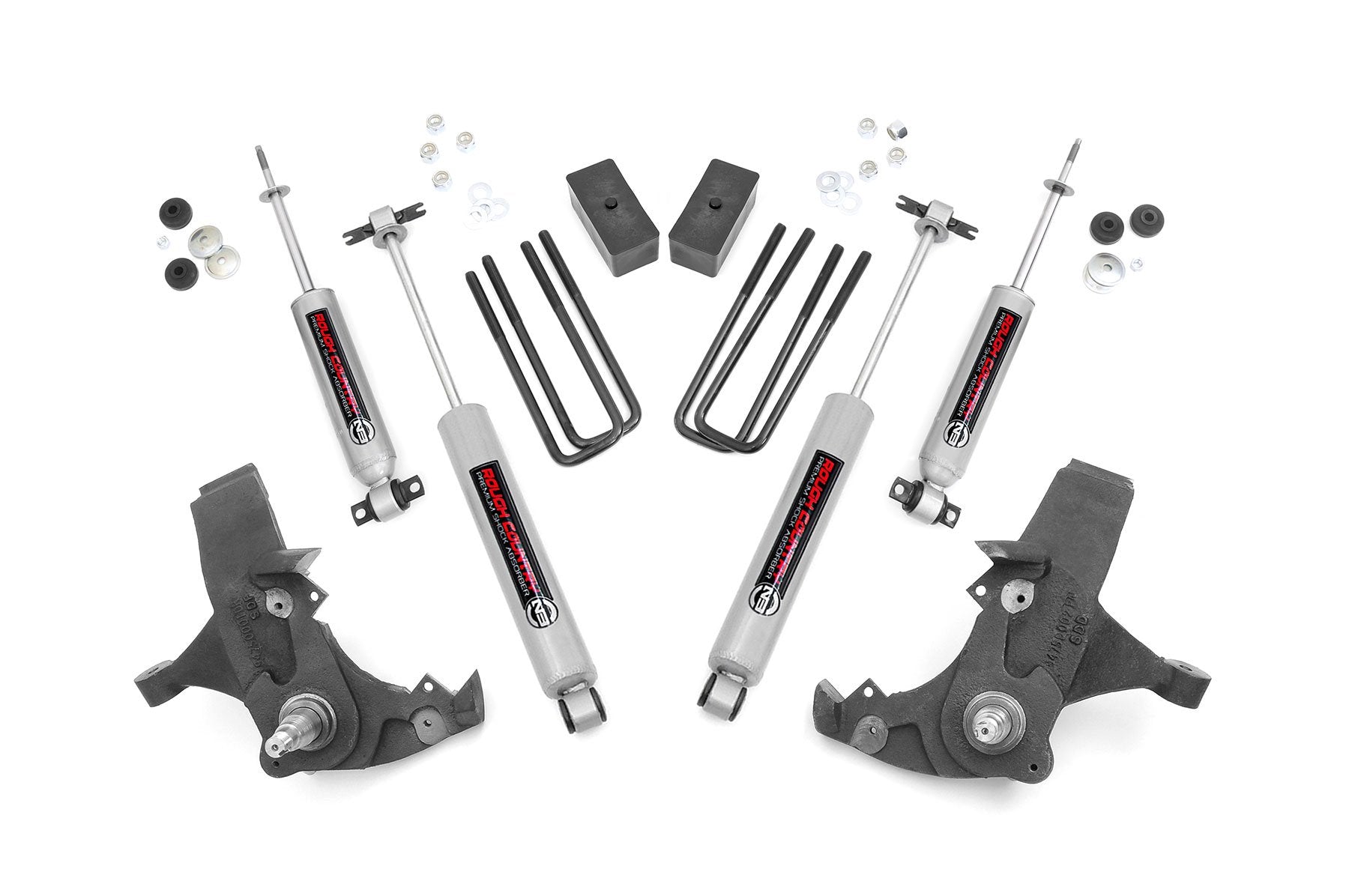 4 Inch Lift Kit for Chevy C1500/K1500 Pickup & Half Ton SUV (1988-1999) - Heavy Duty Suspension Upgrade - 231N2 - Perfect for Off-Roading & Truck Customization