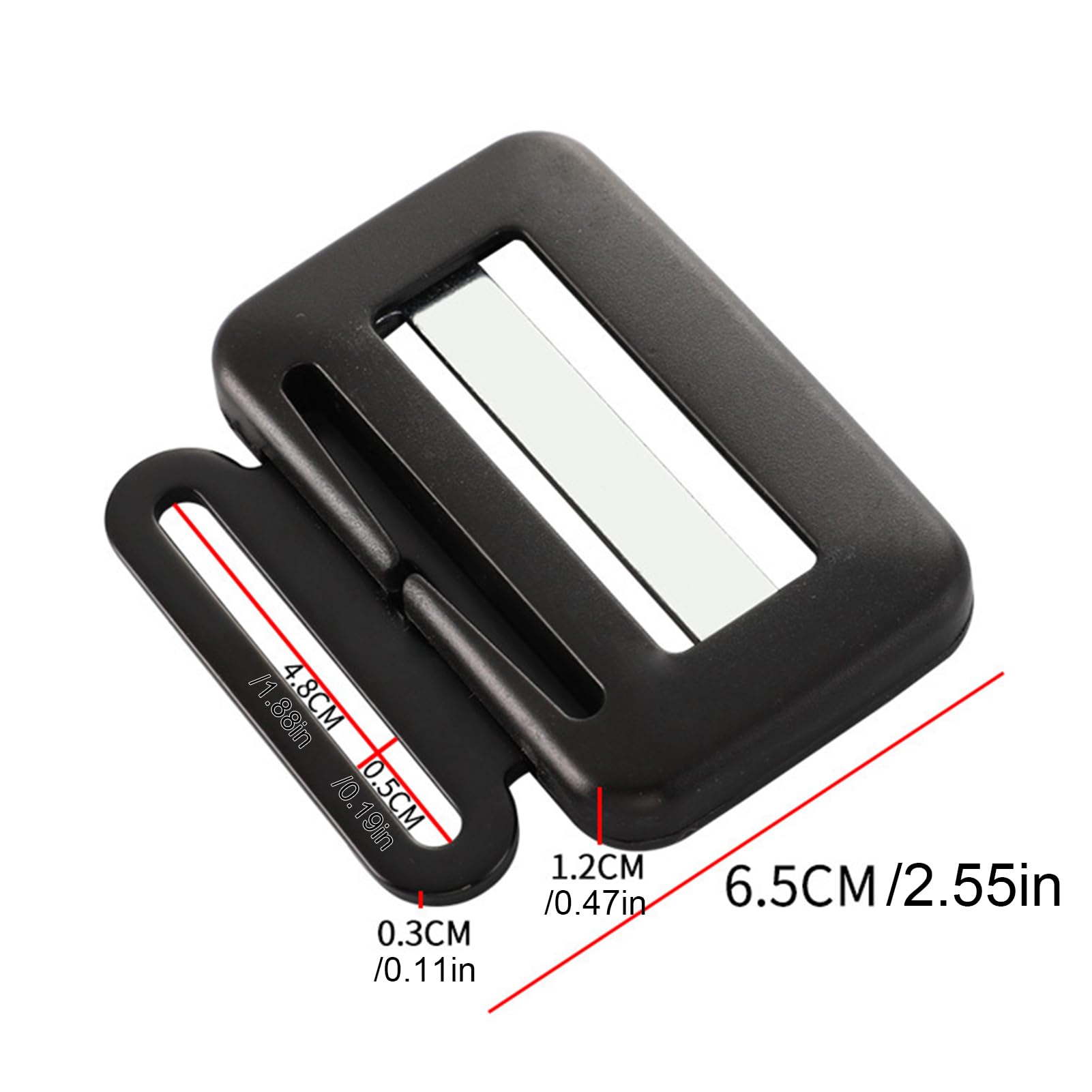 Universal Car Seat Belt Adjuster Clip - Seatbelt Tensioner for Travel, Camper, Truck & RV - Comfortable Safety Strap Adjuster for Co-Pilot - Perfect for Long Road Trips, Family Vacations & Daily Commutes