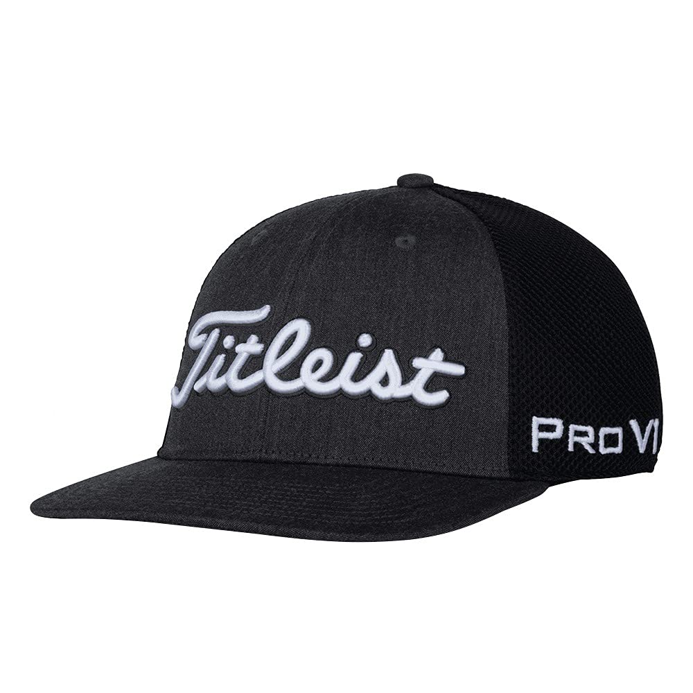 Titleist Tour Performance Mesh Snapback Golf Hat for Men - Lightweight & Breathable for Golf, Running, and Outdoor Sports