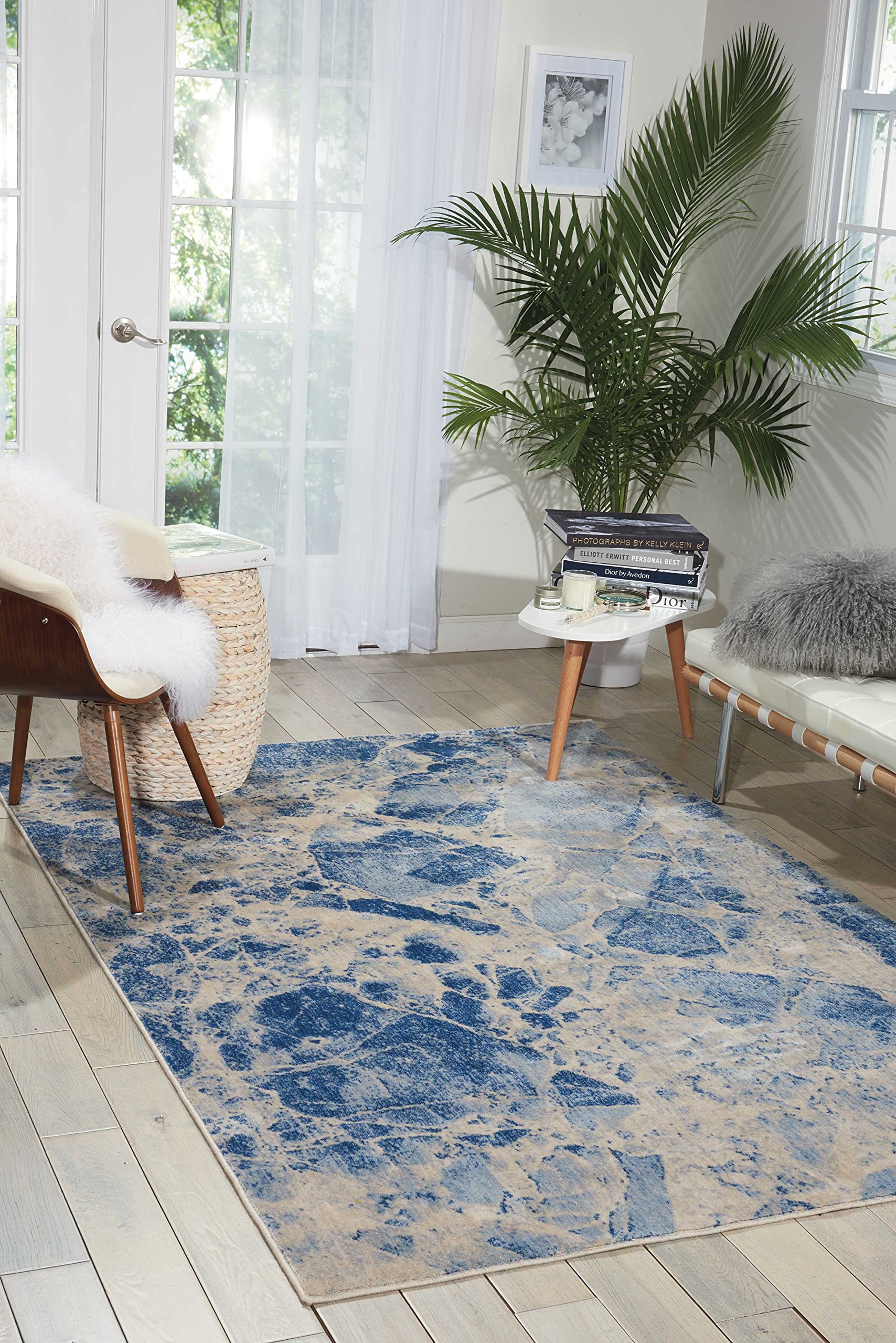 Nourison Somerset Modern Blue 7'9