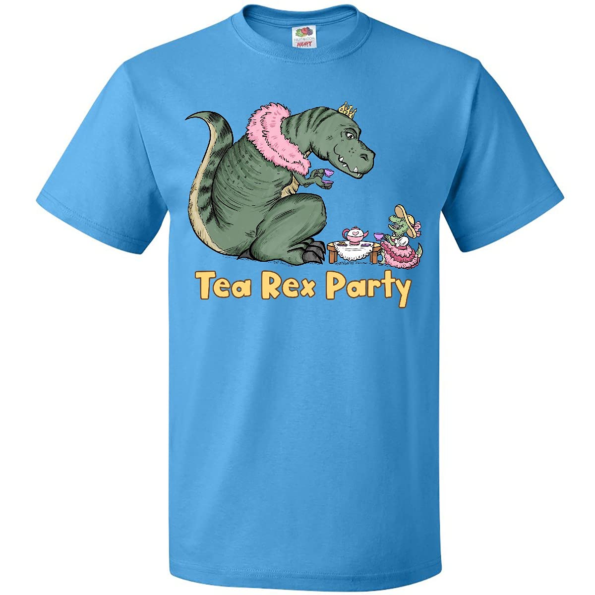 Funny Tea Rex Dinosaur Party T-Shirt - Graphic Novelty Tee for Men & Women - Perfect for Birthday Parties, Halloween Costumes & Dinosaur Lovers