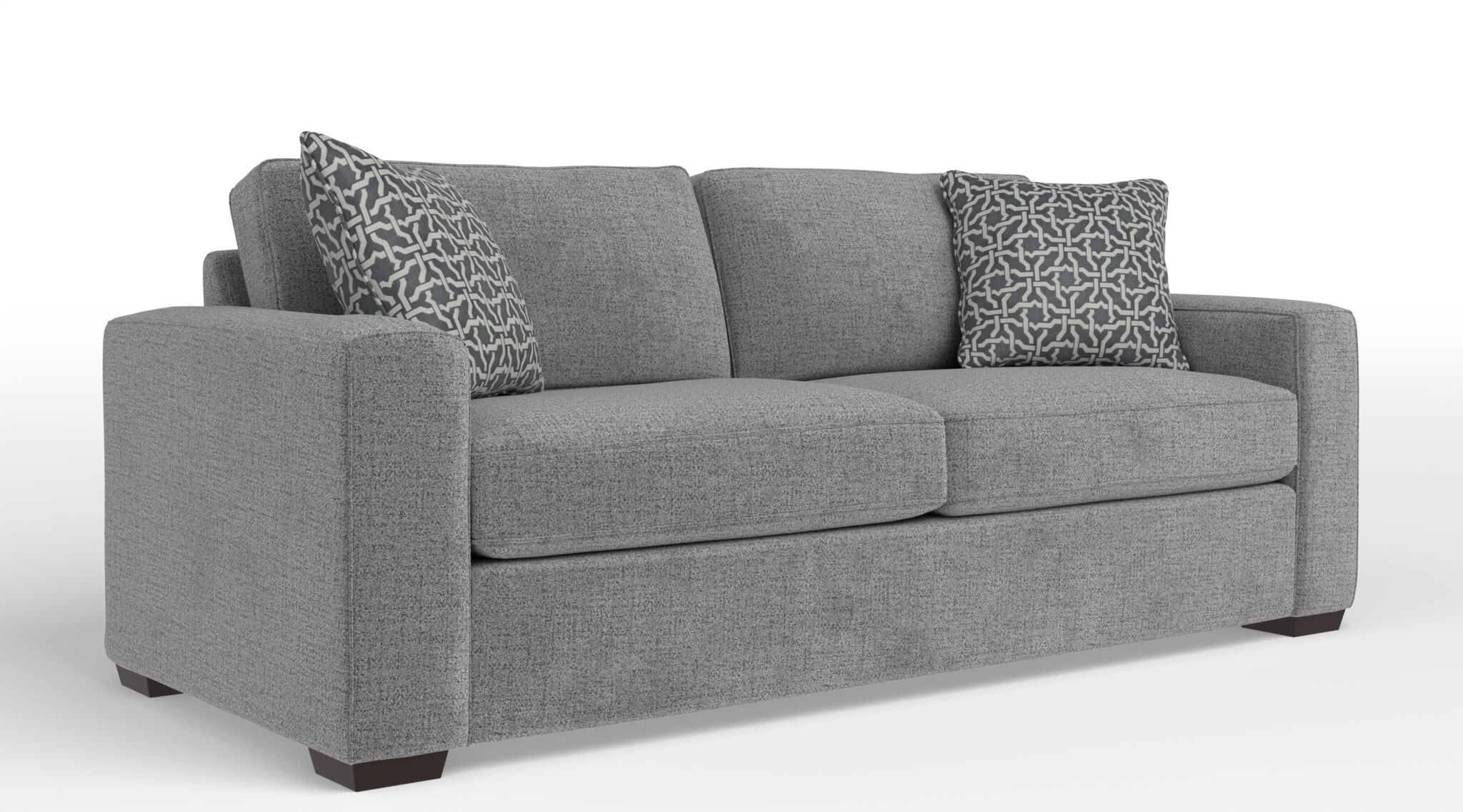 Celeste Queen Sofa Bed with Innerspring Mattress - Sutton Charcoal | Convertible Sleeper Sofa for Small Spaces | Perfect for Guest Rooms, Apartments & Home Offices