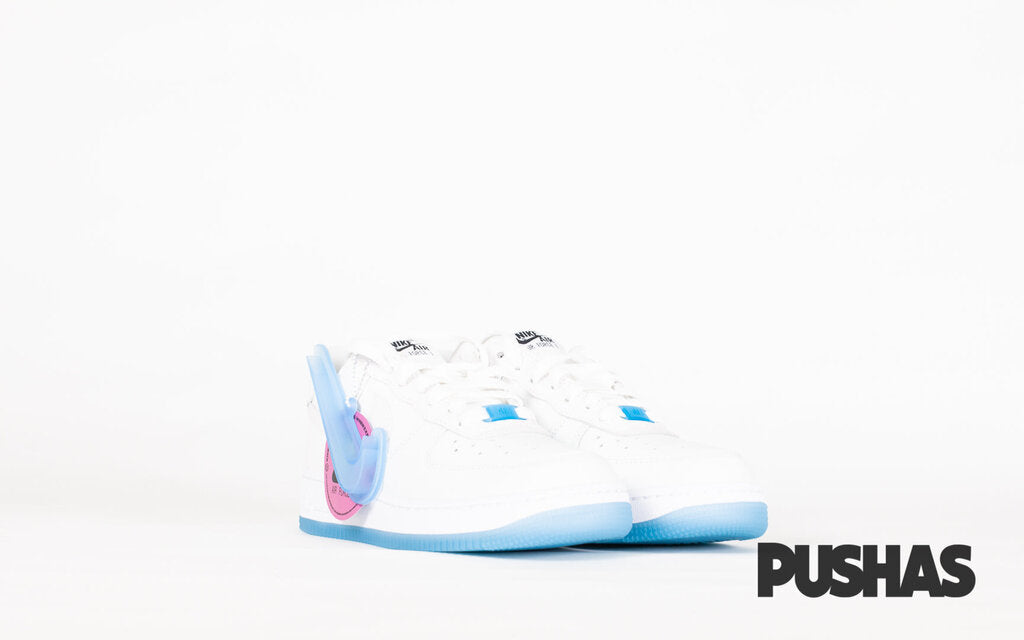 Nike Air Force 1 '07 LX 'UV Reactive' White Sneakers - Men's & Women's Basketball Shoes for Streetwear & Nightlife Fashion