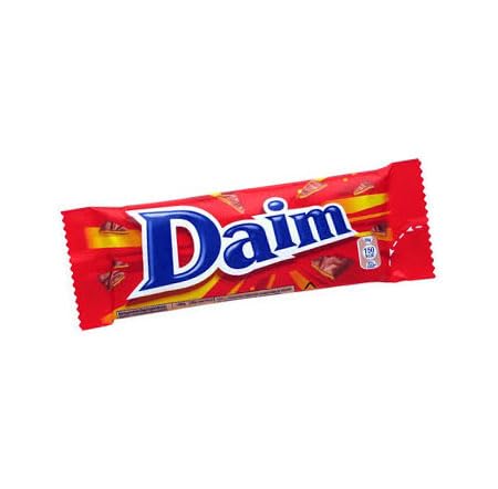 Daim Milk Chocolate Bars with Crunchy Almond & Caramel Center - 8 Pack | Swedish Candy for Gifts, Office Snacks & Dessert Treats