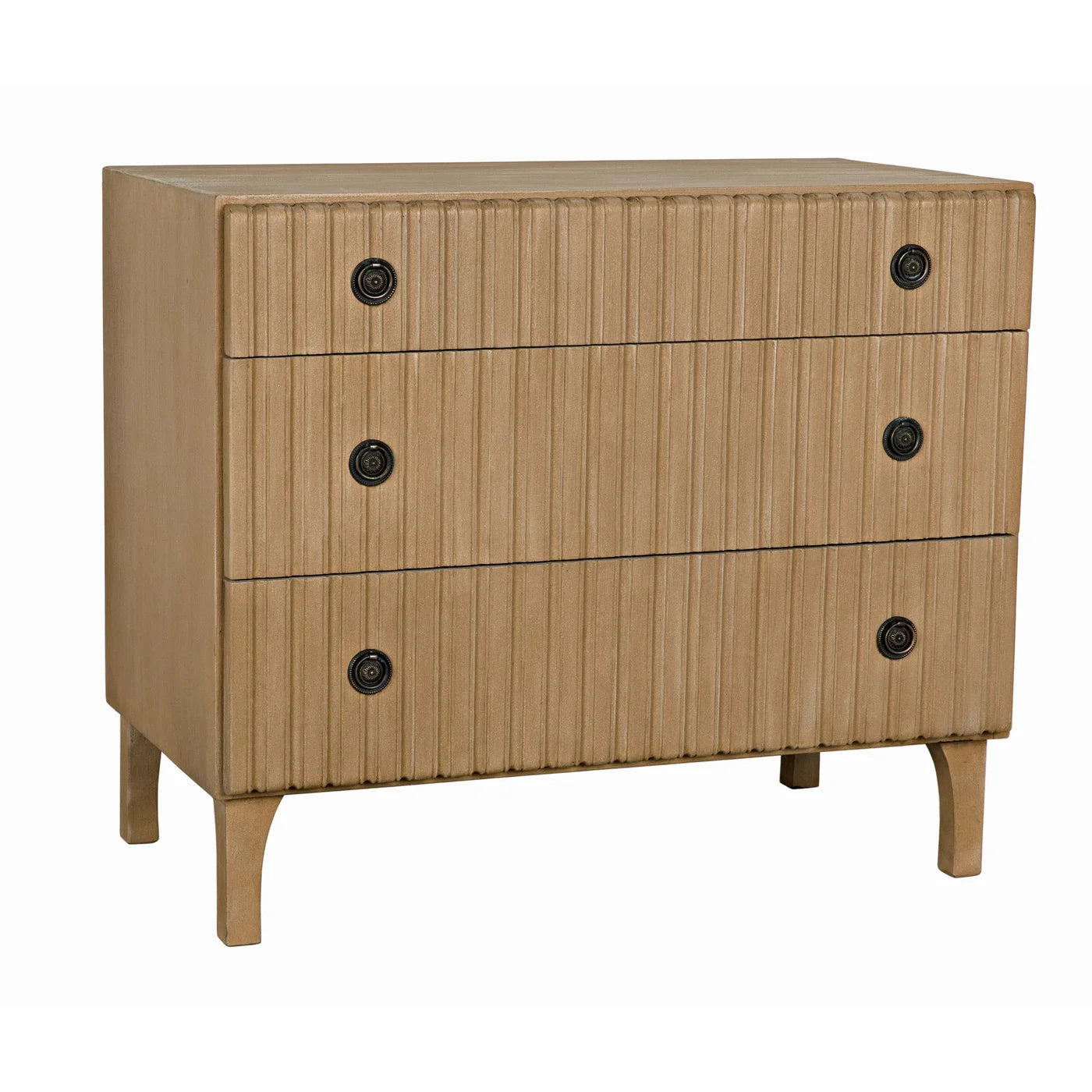Stylish 38x20x32.5 Inch Beach-Themed Storage Cabinet - Perfect for Bathroom, Bedroom, or Coastal Home Decor