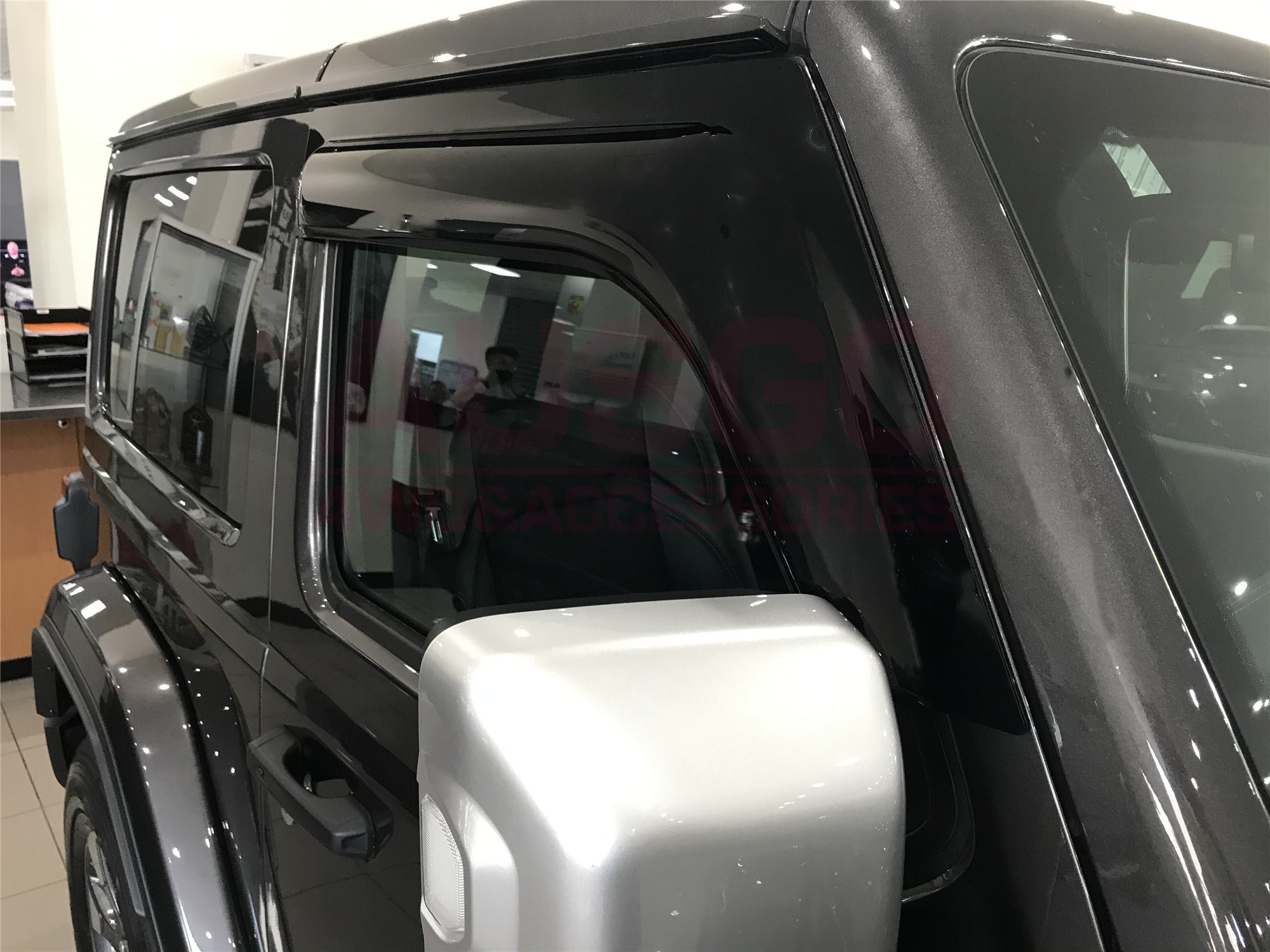 Weather Shields + Bonnet Protector for Jeep Wrangler 2 Door JL (2018-Present) - Durable Wind & Rain Protection for Off-Road Adventures