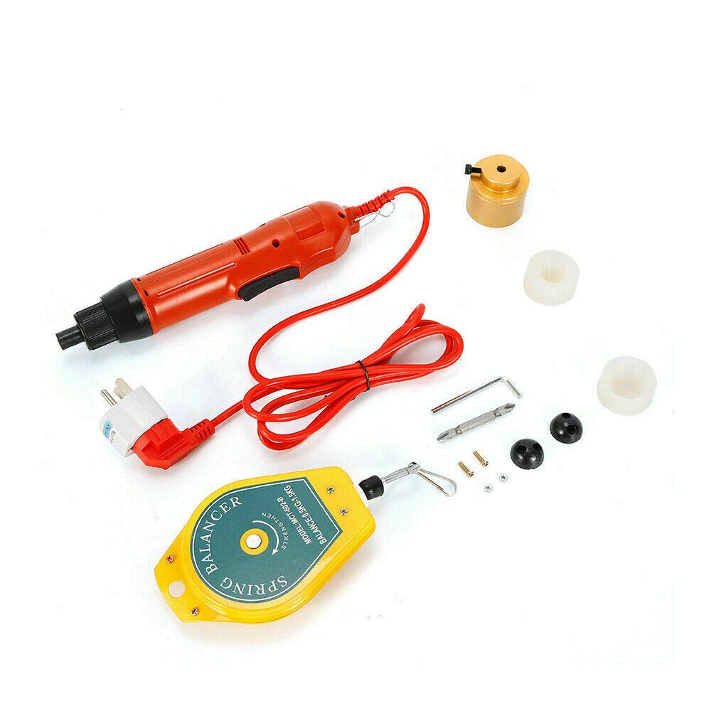 Electric Bottle Capping Machine 110V - Handheld Screw Bottle Capper Sealer with Adjustable Clutch & Auxiliary Tool for Home Brewing, Canning & DIY Projects - Fast US Shipping