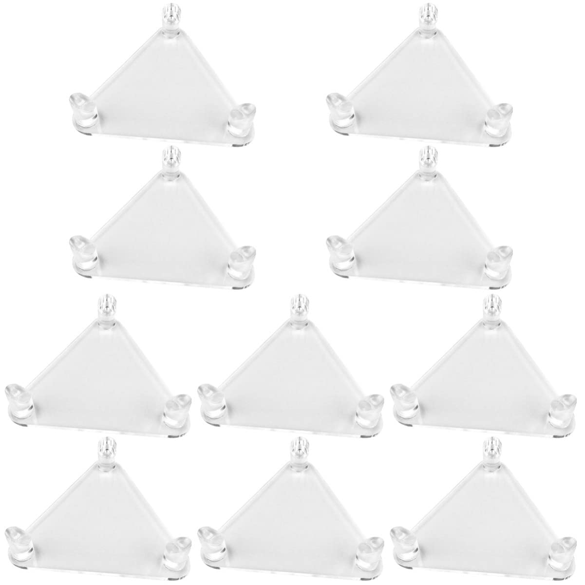 2pcs Acrylic Basketball Stand - Transparent Ball Holder for Display & Storage