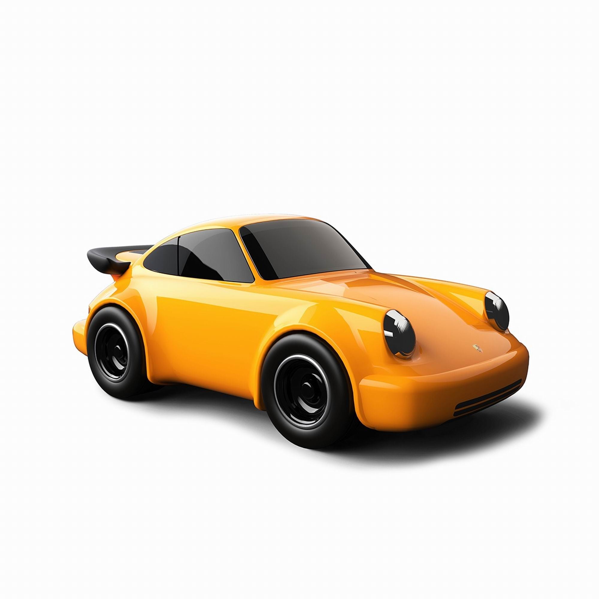 Baghera Racing Car Porsche 911 Golden Yellow Diecast Model Toy - Perfect for Collectors, Kids Play & Home Decor Display