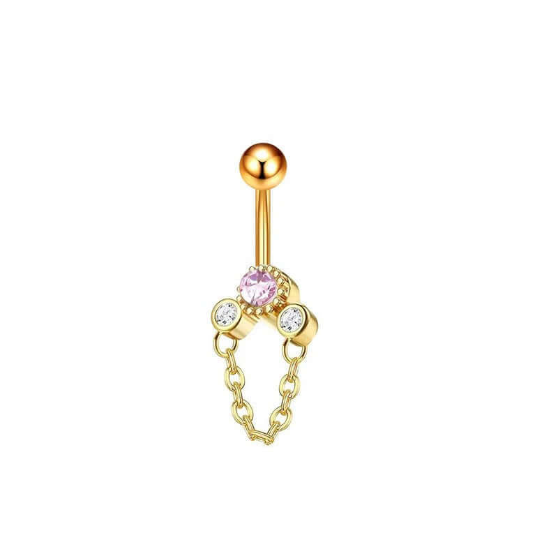 Angel Cupid Heart Bar Belly Button Rings - Surgical Steel Navel Piercing Jewelry for Women | Q0066 | Perfect for Summer Beach, Pool Parties & Body Jewelry Collection