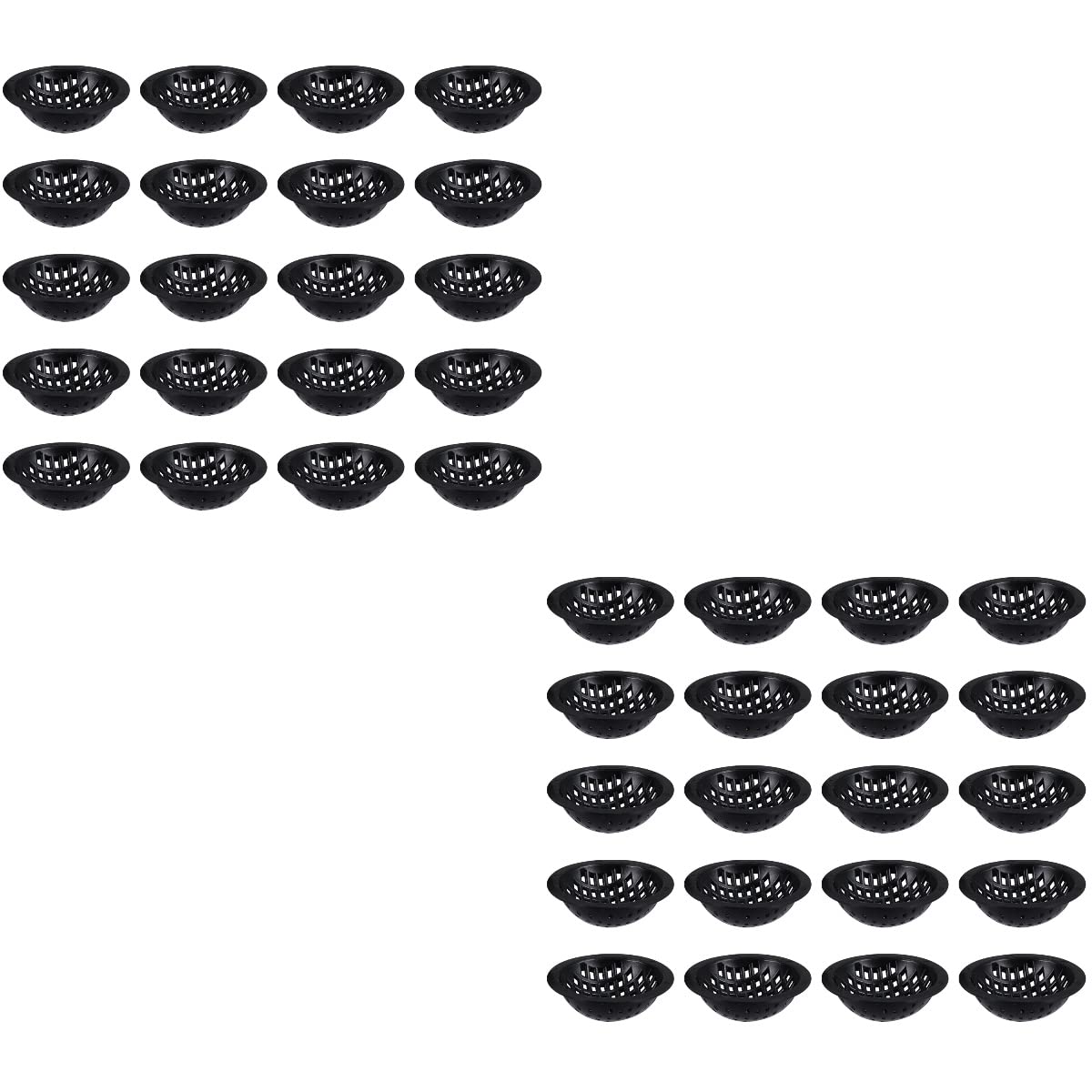 GANAZONO 40Pcs Flower Pot Drainage Mesh Pads - Bonsai Pot Bottom Grid Mats, Plant Hole Screens for Indoor & Outdoor Gardening - Perfect for Home Garden, Potted Plants, and Succulent Drainage