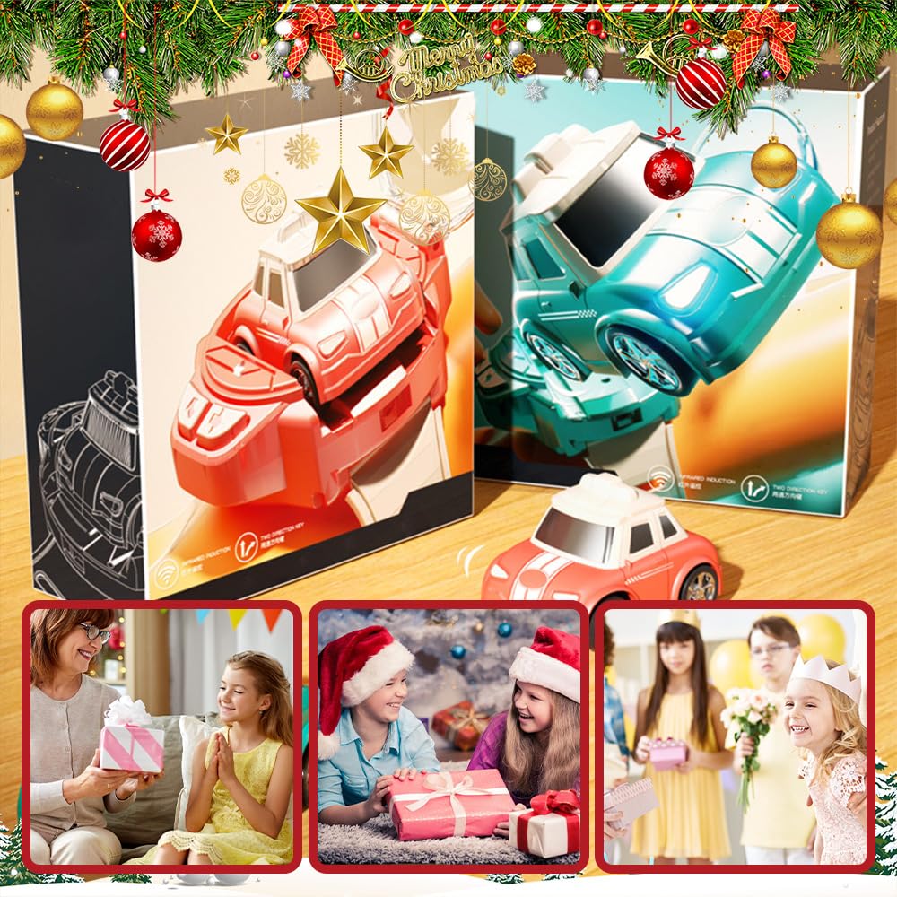 2025 New 2.4GHz Remote Control Car Watch Toy - Mini Racing Wrist RC Car for Kids & Adults | Christmas Birthday Gift (Pink) | Perfect for Indoor Play, Office Desk Fun & Surprise Gifts