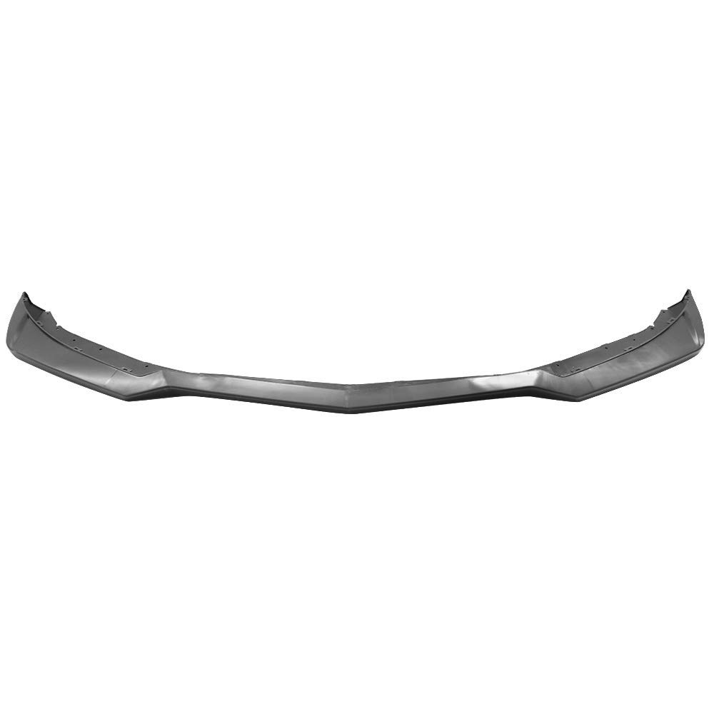 IKON MOTORSPORTS Front Bumper Lip for 2014-2015 Chevrolet Camaro | ZL1 Style Unpainted Black PP Polypropylene Front Lip Spoiler | Enhances Aerodynamics & Sporty Look for Street Racing & Car Shows