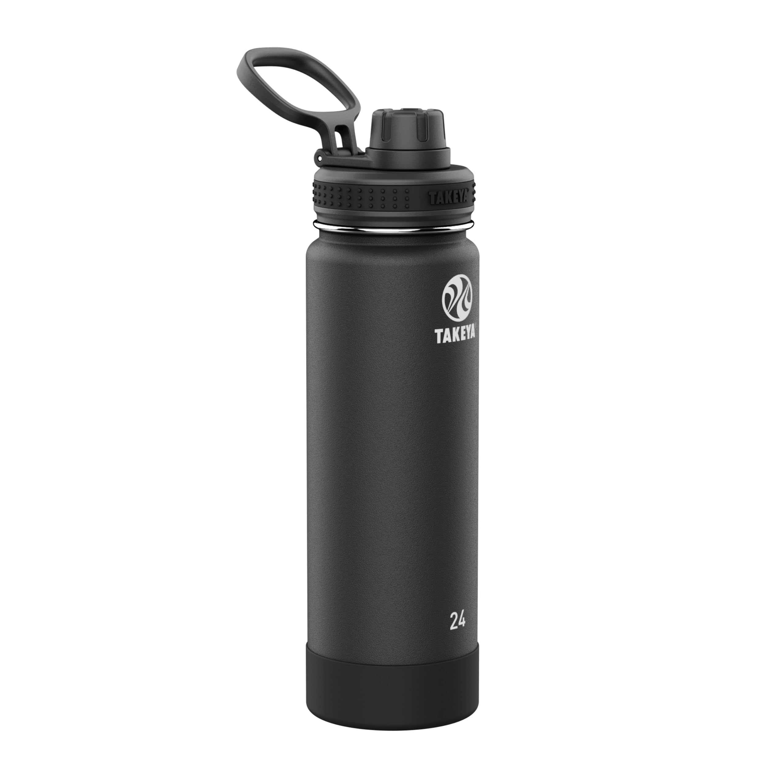 Takeya Actives 24 oz Vacuum Insulated Stainless Steel Water Bottle with Spout Lid - Premium Quality, Leakproof, BPA-Free - Ideal for Gym, Hiking, Travel & Outdoor Activities