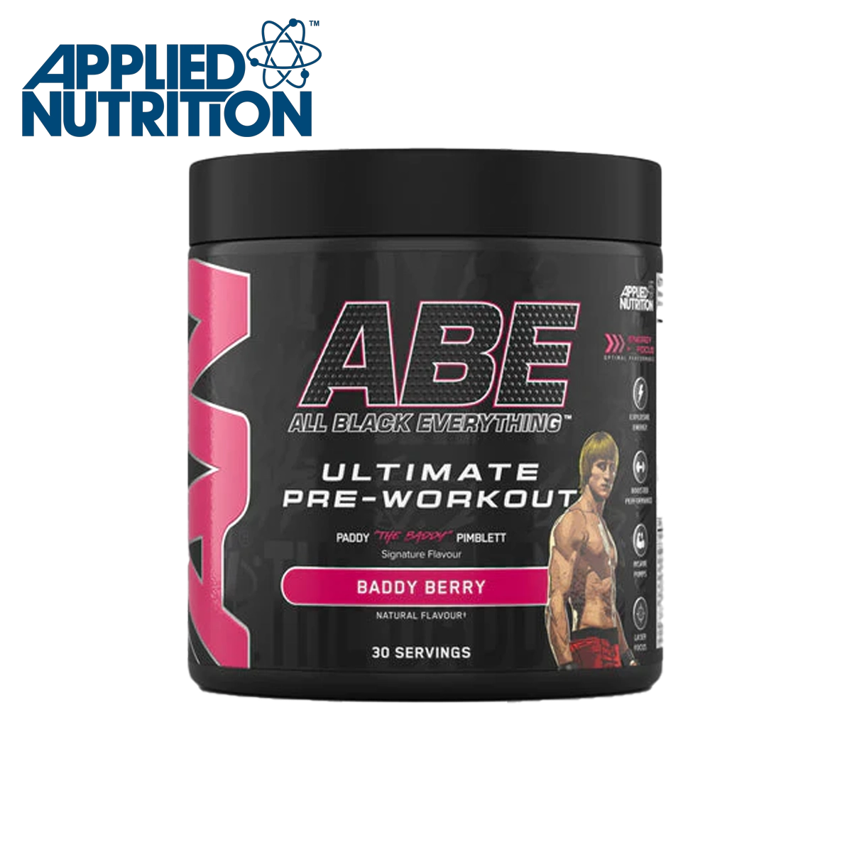 Applied Nutrition ABE (All Black Everything) Ultimate Preworkout Powder 315g - Boost Energy & Performance for Intense Workouts & Gym Sessions