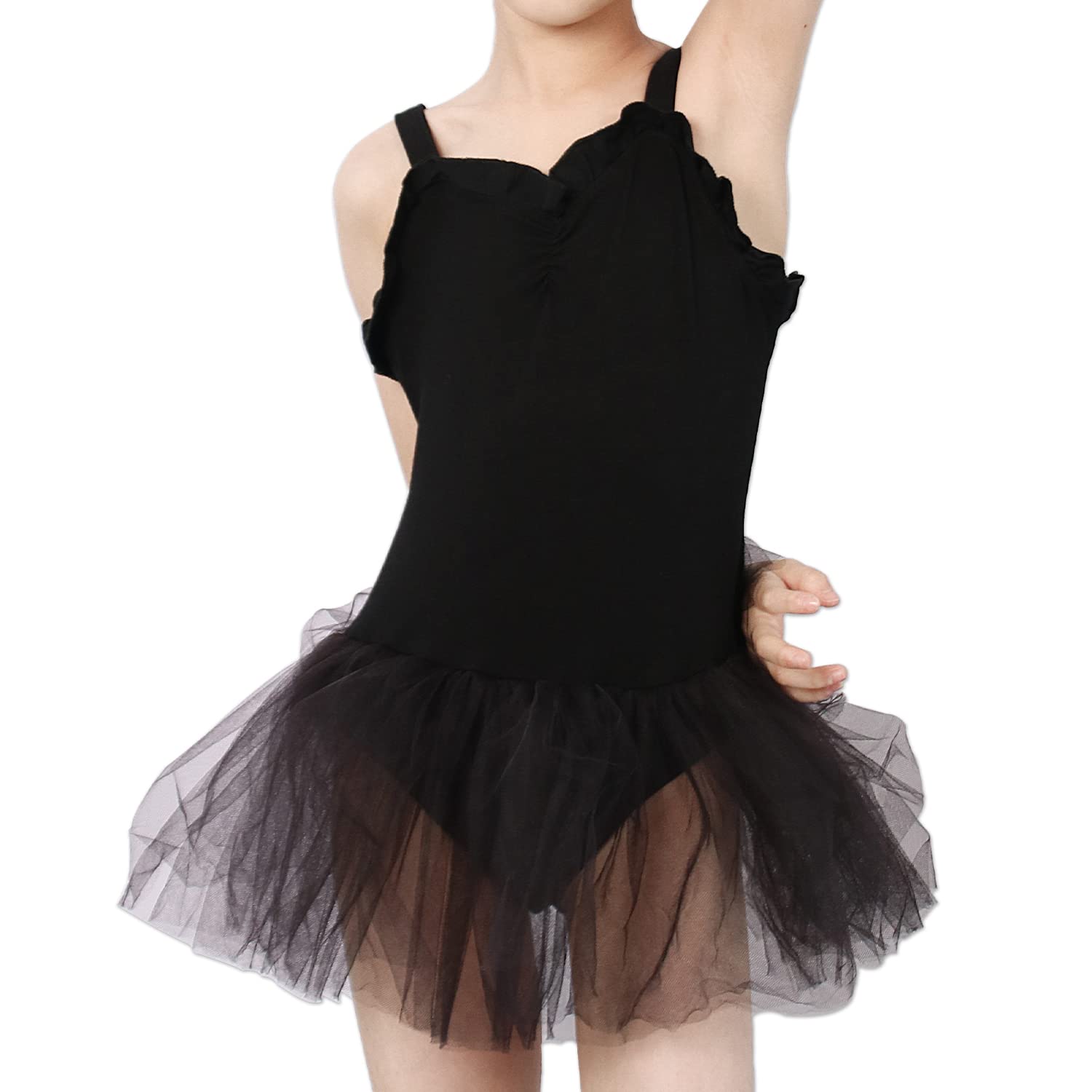 Girls Ballet Tutu Dress with Camisole - Fluffy Dance Leotard for Ballerina & Dance Recitals - Perfect for Ballet Class, Performances & Dance Competitions