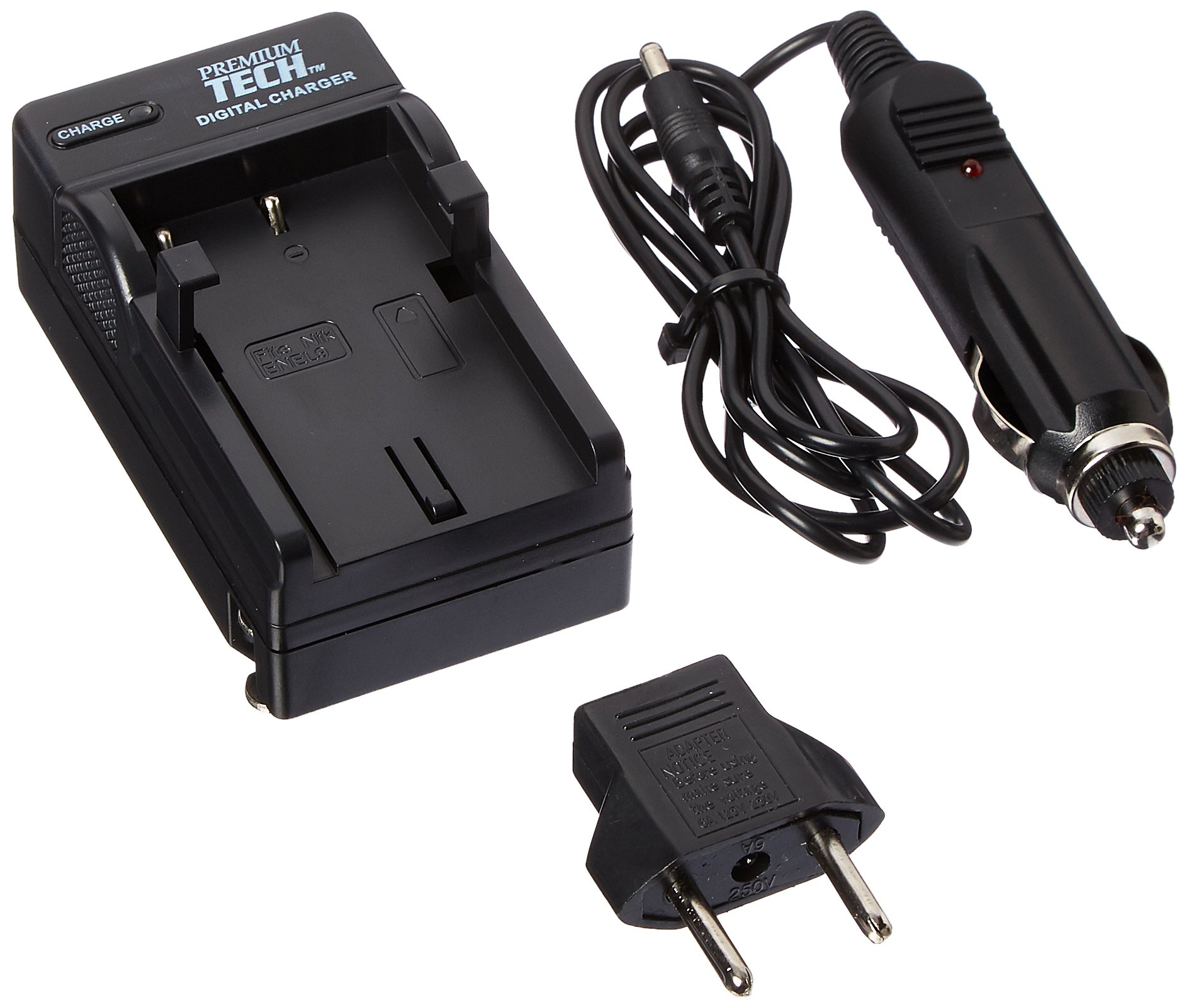 Professional EN-EL9 Battery Charger for Nikon DSLR Cameras - Fast Charging Travel Power Adapter for Nikon D40 D40X D60 D3000 D3100 D5000 (Perfect for Vacation Photography & Outdoor Adventures)