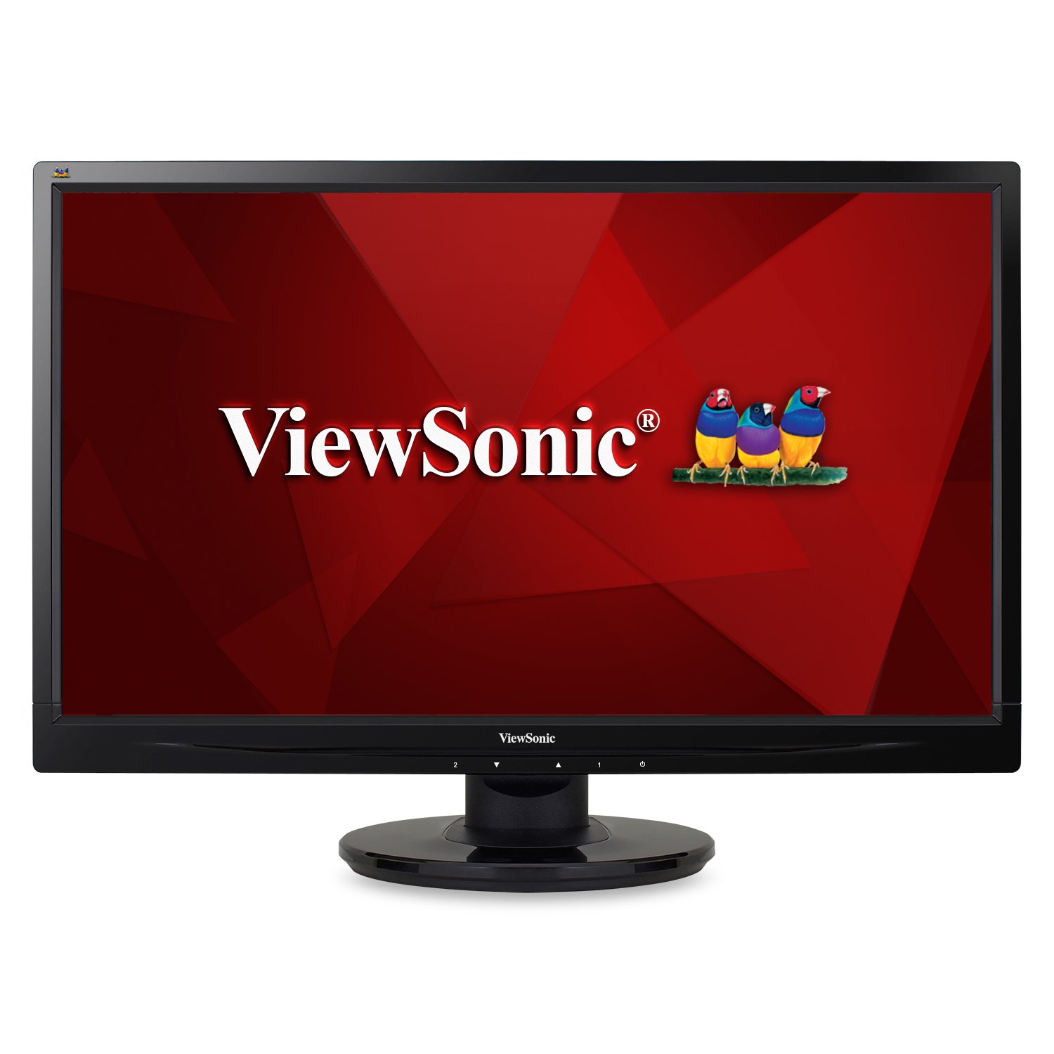 ViewSonic VA2746M-LED 27 Inch Full HD 1080p LED Monitor with DVI & VGA Inputs - Home Office, Gaming & Entertainment Computer Screen