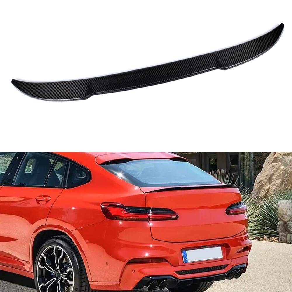 Carbon Fiber Trunk Spoiler Wing for BMW G02 X4 SUV 2019+ (CS Style) - High Performance Rear Spoiler for Enhanced Aerodynamics & Sporty Look