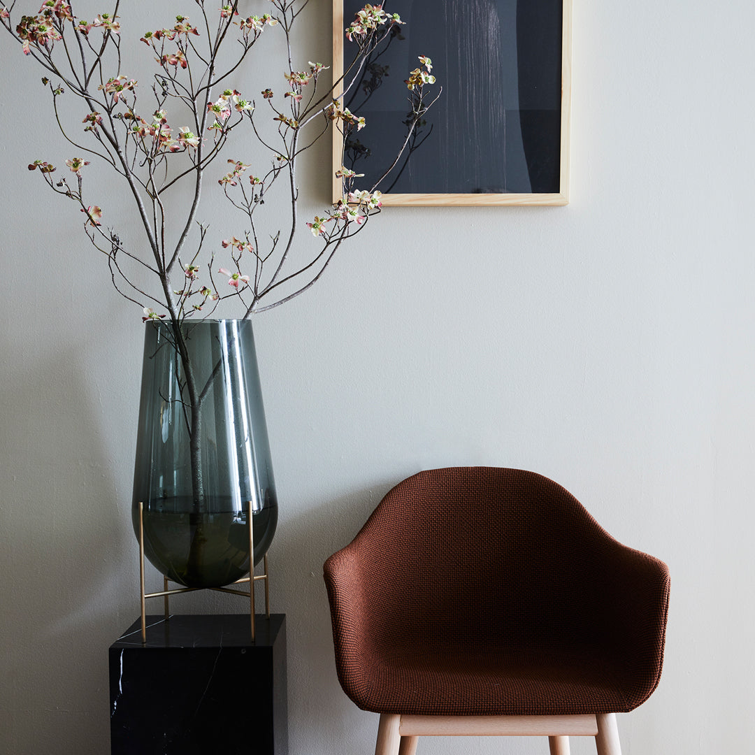 Theresa Arns Echasse Vase - Modern Ceramic Flower Vase for Home Decor, Wedding Centerpieces & Dining Table Arrangements