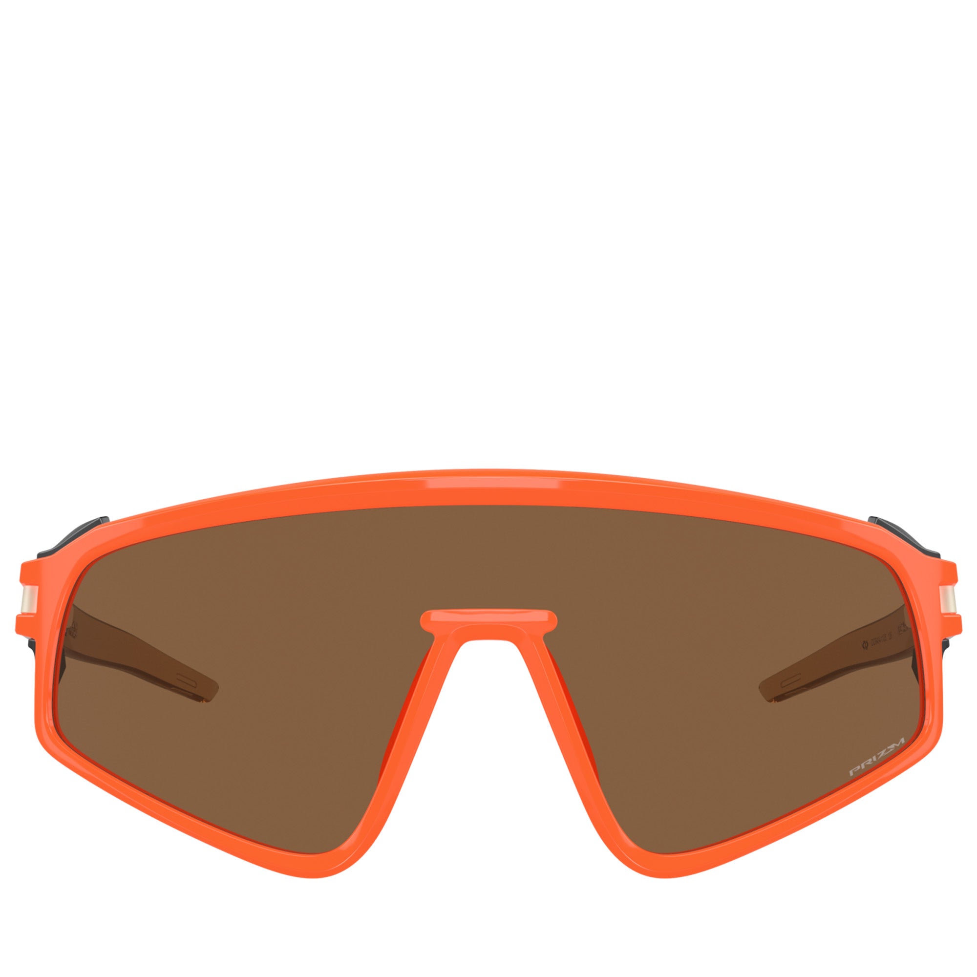 Oakley Latch Panel Sunglasses - Neon Orange/Prizm Bronze Lens - Polarized Sports & Outdoor Shades for Running, Cycling & Hiking