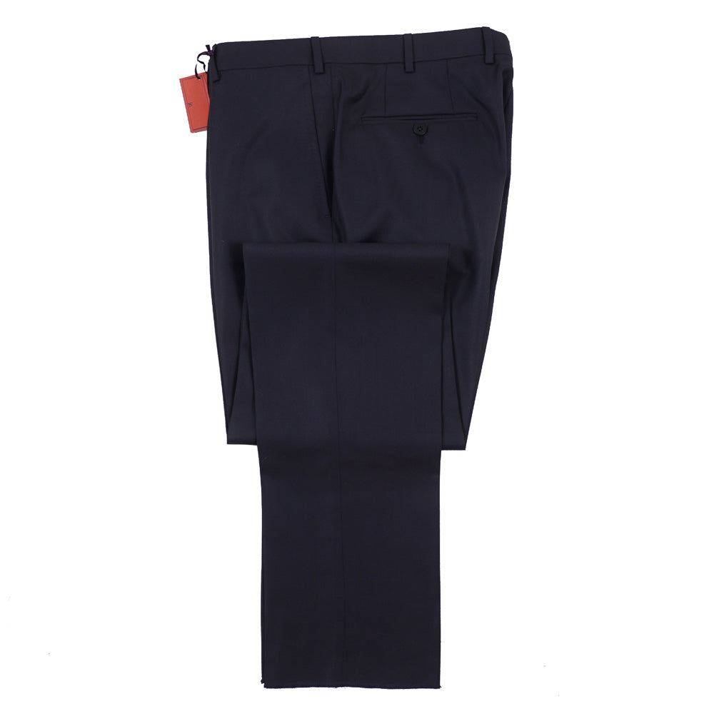 Isaia Regular Fit Aquaspider Wool Dress Pants for Men - Premium Business & Formal Office Wear - Comfortable Professional Trousers for Work, Weddings & Special Occasions