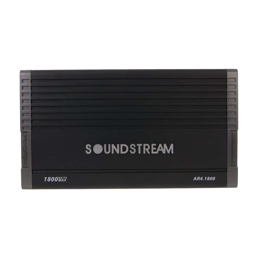 Soundstream AR4.1800 Arachnid Series 1800W Class A/B 4-Channel Car Amplifier - High Power Audio for Car Stereo Systems, Home Theater & DJ Setups