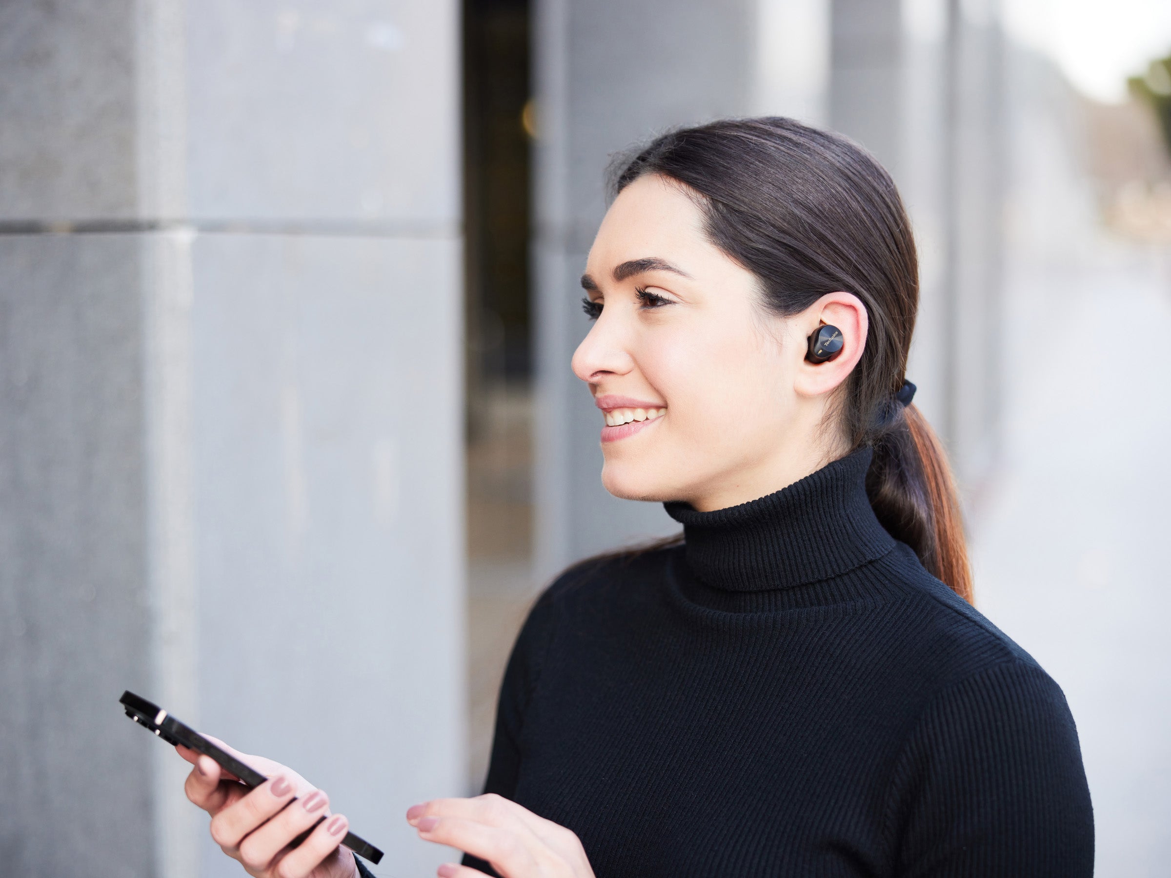Technics EAH-AZ80E Premium Wireless Earbuds with Active Noise Cancelling, Hi-Res Audio & Multipoint Connectivity - Perfect for Workouts, Commuting & Travel