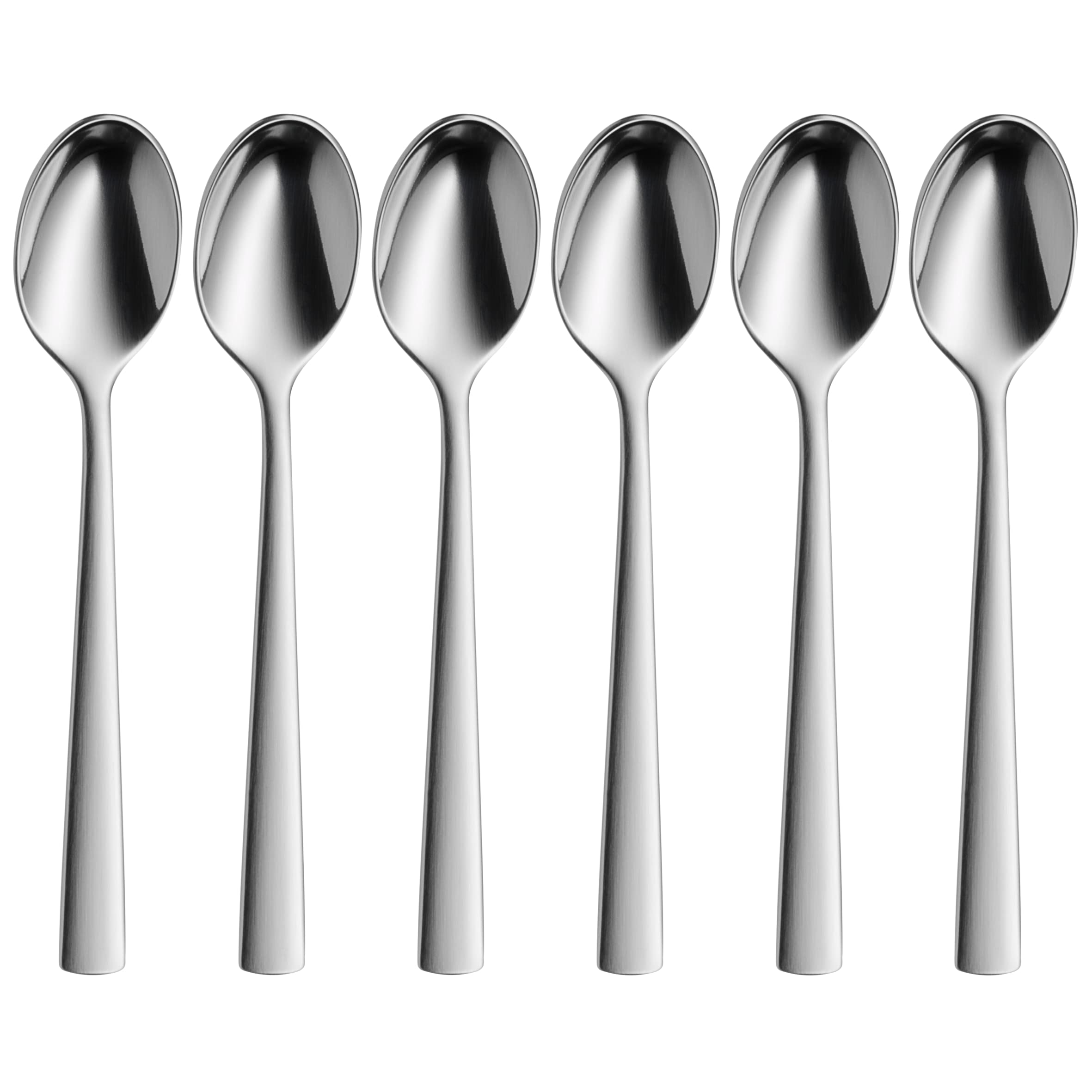 WMF Premium 6-Piece Stainless Steel Espresso Spoon Set - Corvo Cromargan Protect for Coffee, Tea & Desserts - Perfect for Home, Cafe & Restaurant Use